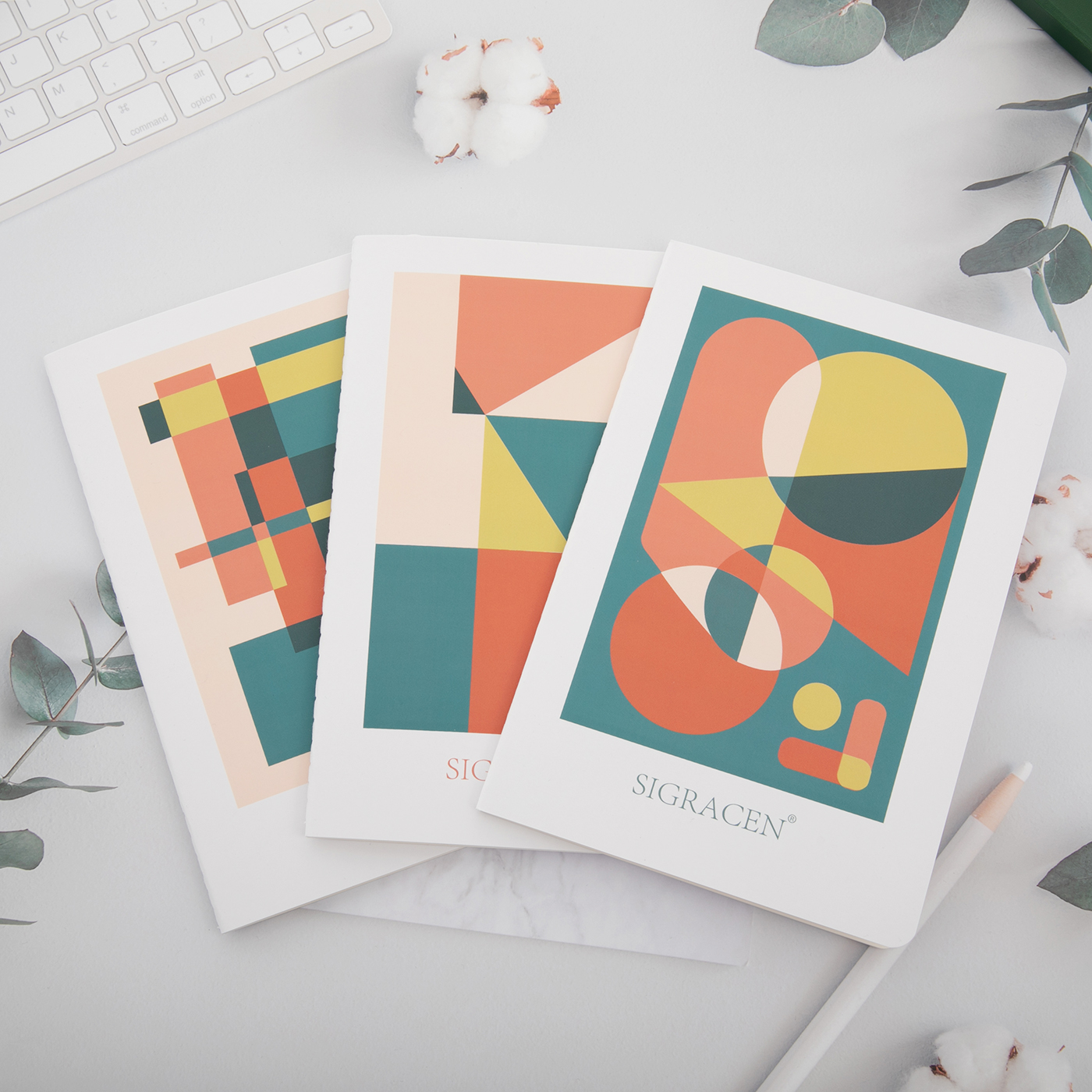 3 Pack A5 Soft Cover Ruled Journals 1