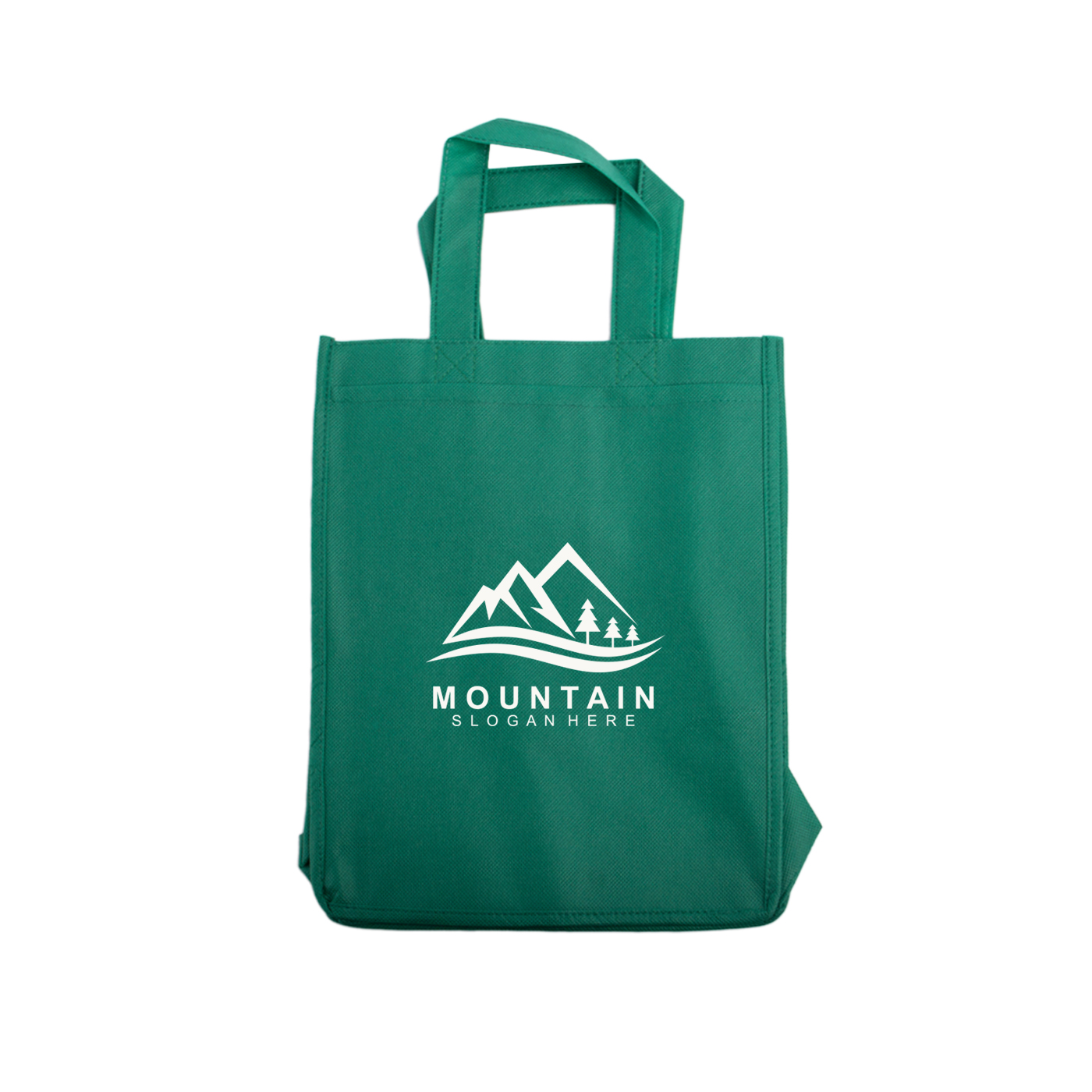 Custom Non Woven Two Bottle Wine Bag