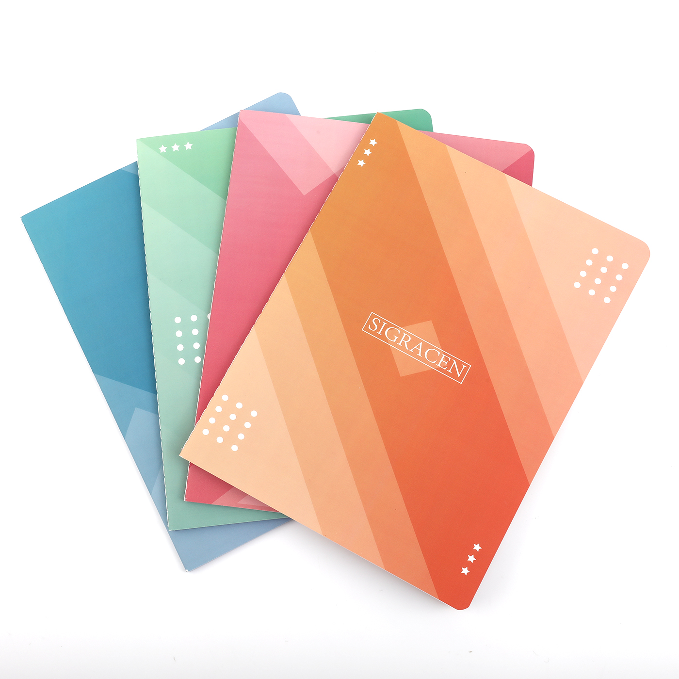 Personalized 4 Pack B5 Notebooks1