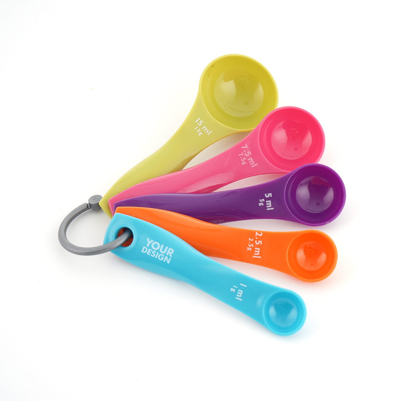 Colorful Plastic Measuring Spoons Set1