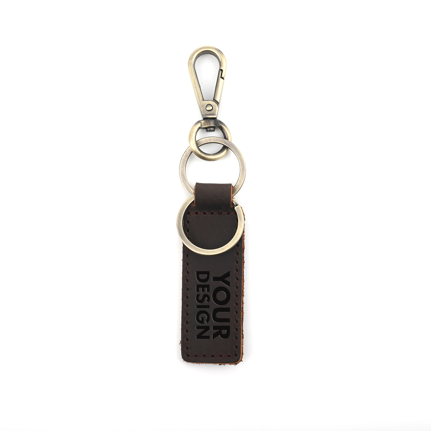 Custom Cowhide keychain