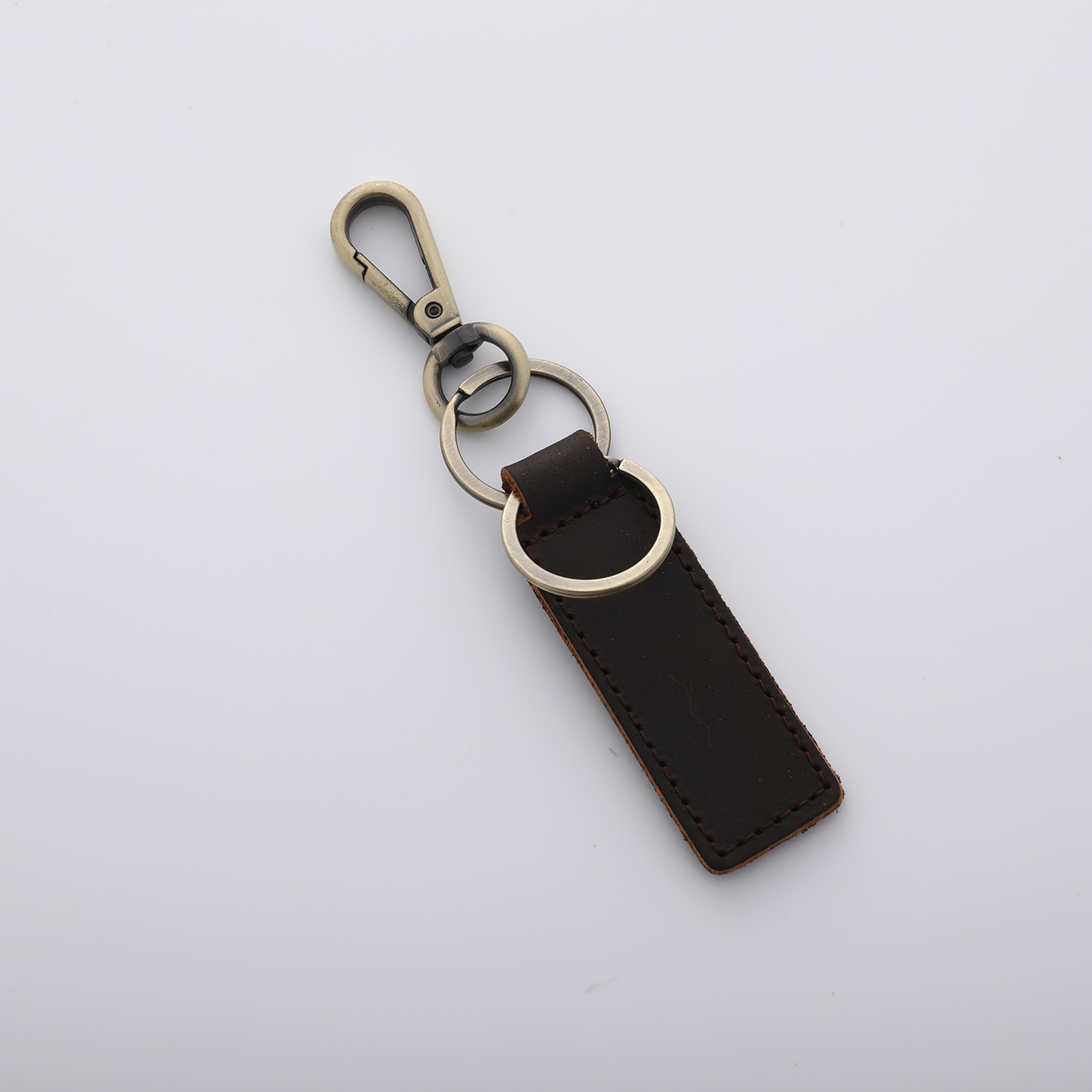 Custom Cowhide keychain2