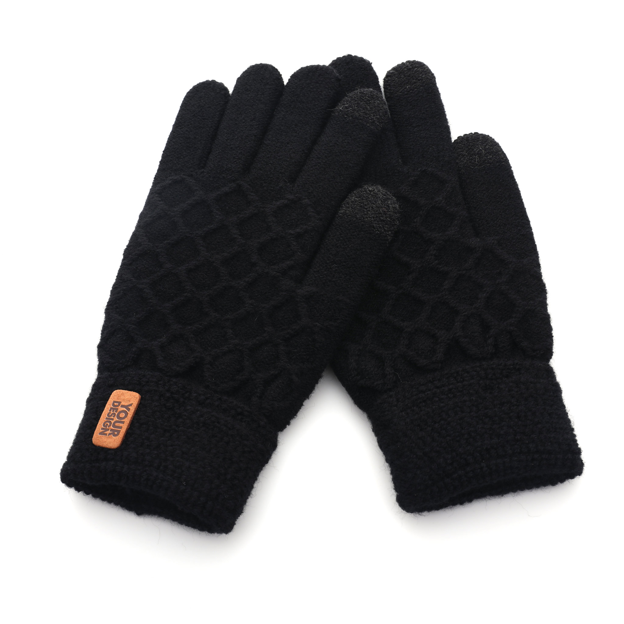 Custom Knitted Touch-Screen Gloves