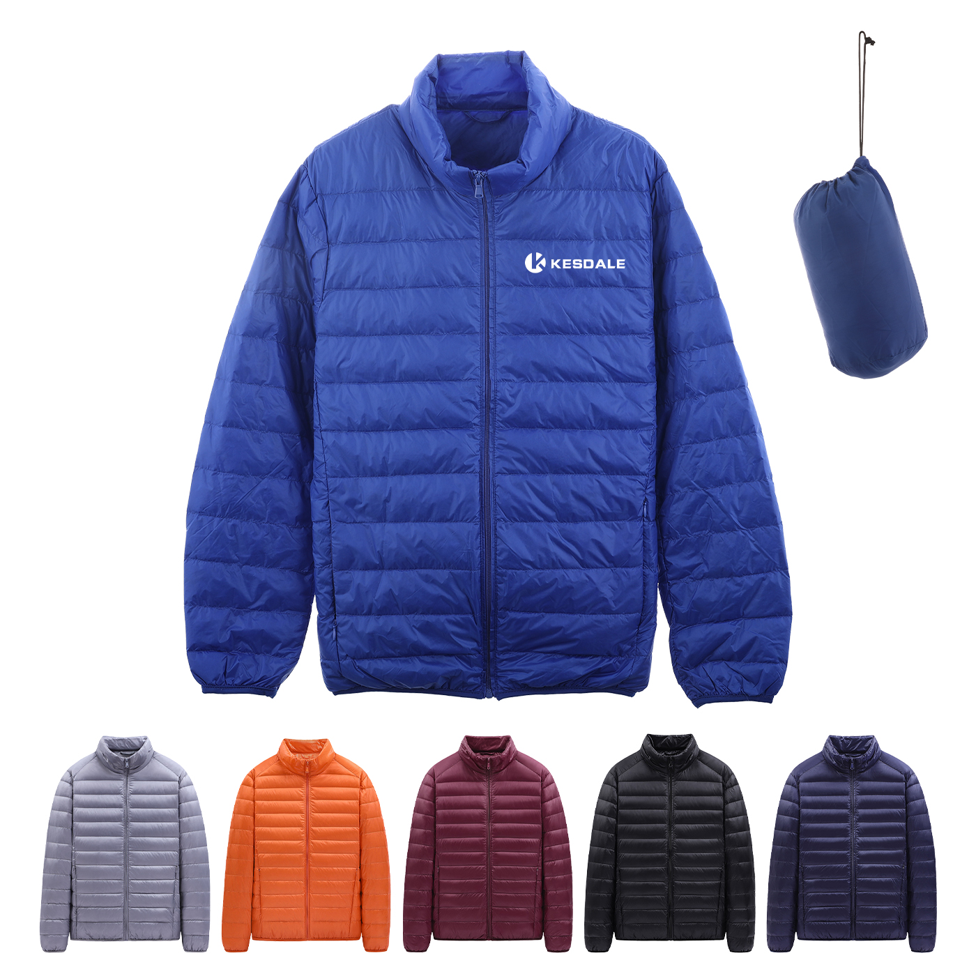 Men's Puffer Packable Lightweight Jacket