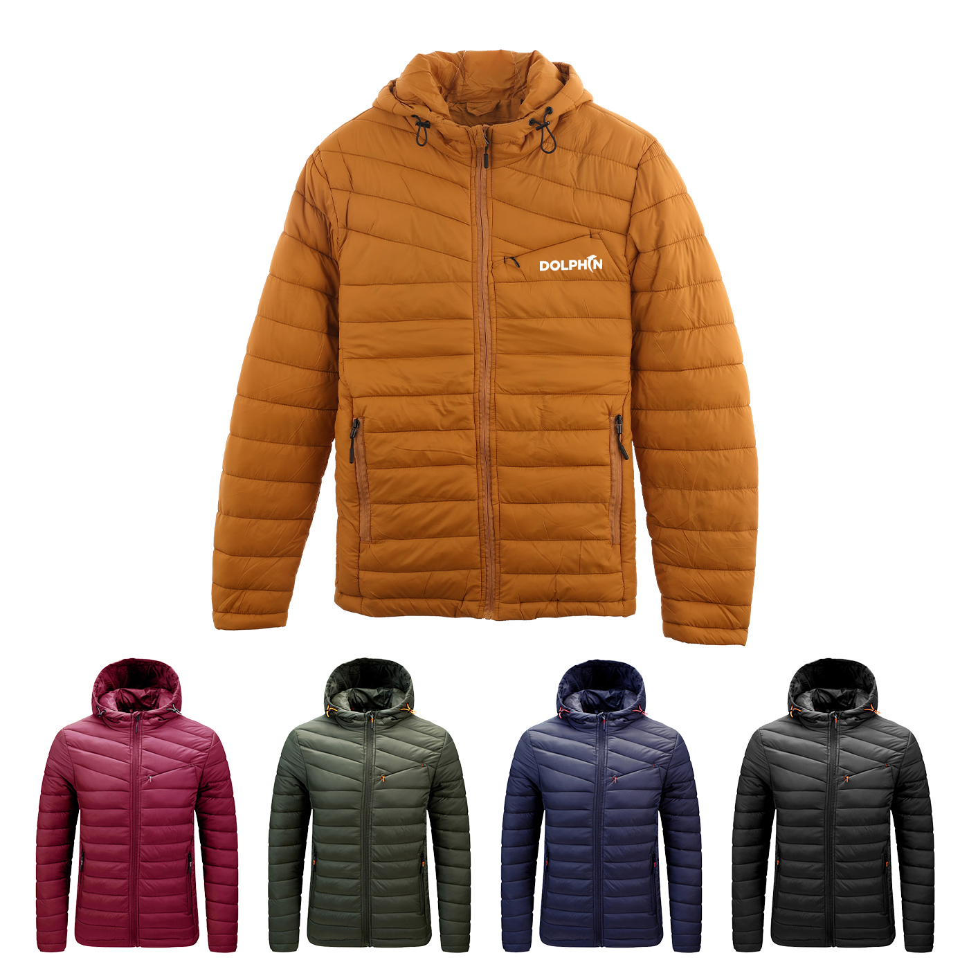 Hooded Men's Packable Puffer Jacket