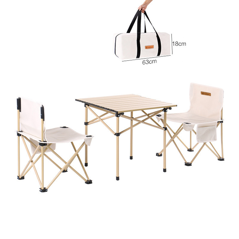 Portable Camping Chairs With Table Set