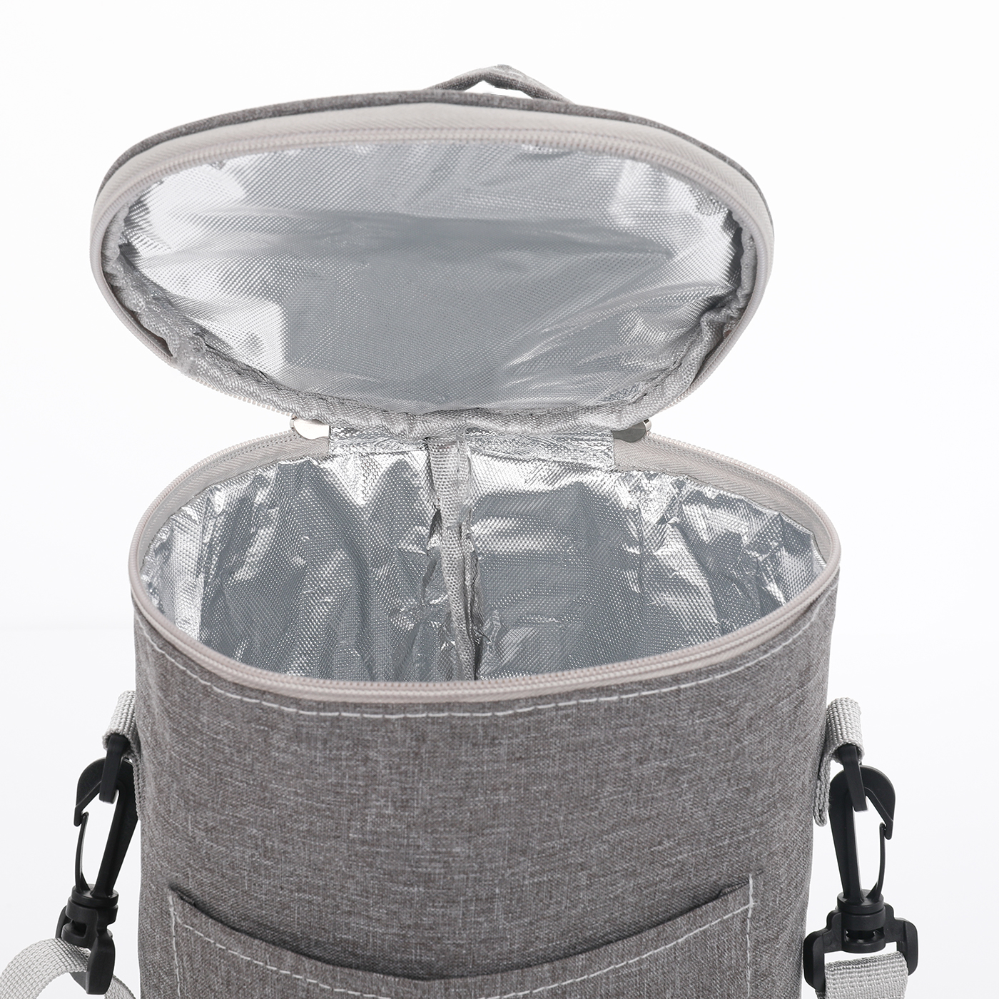 Portable Insulated Round Lunch Bag3