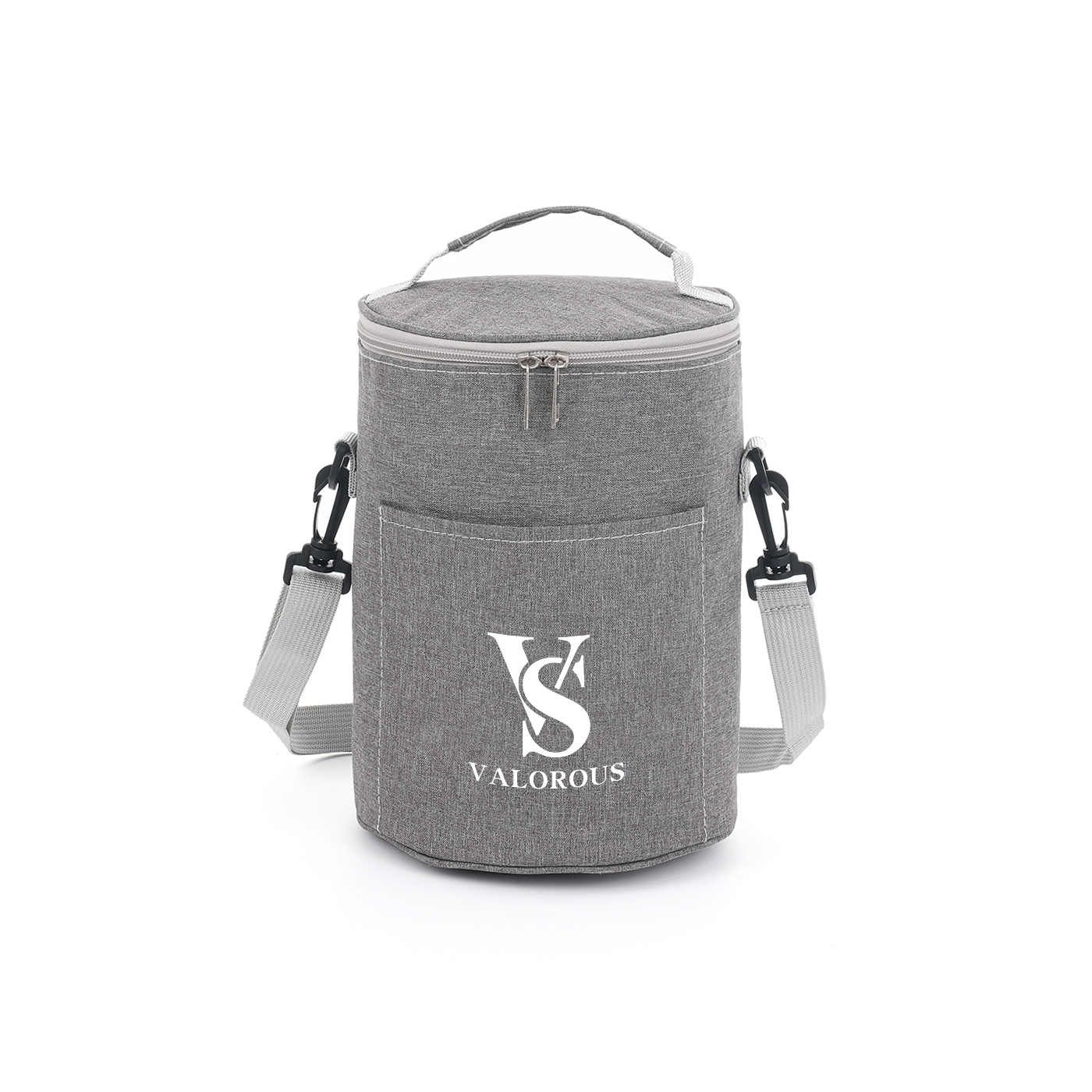 Portable Insulated Round Lunch Bag