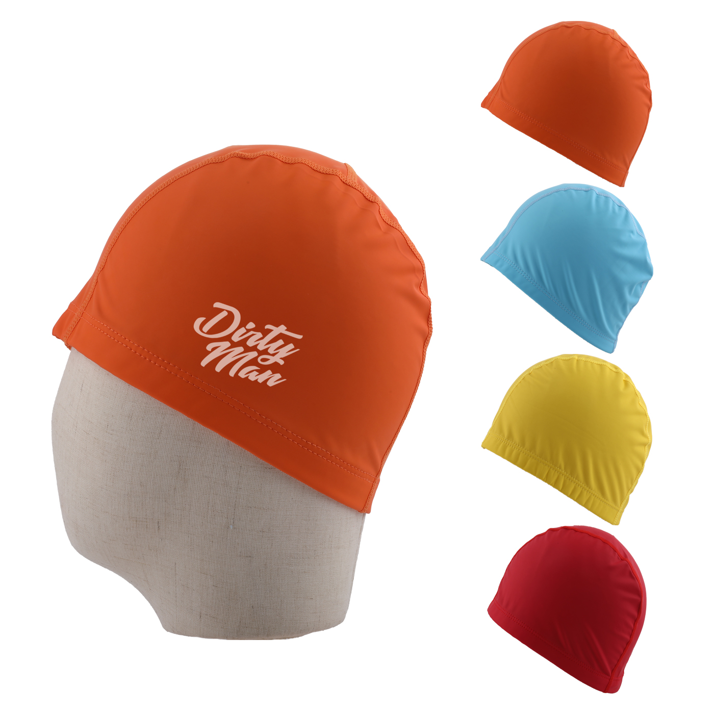 Personalized Elasticity PU Swimming Cap