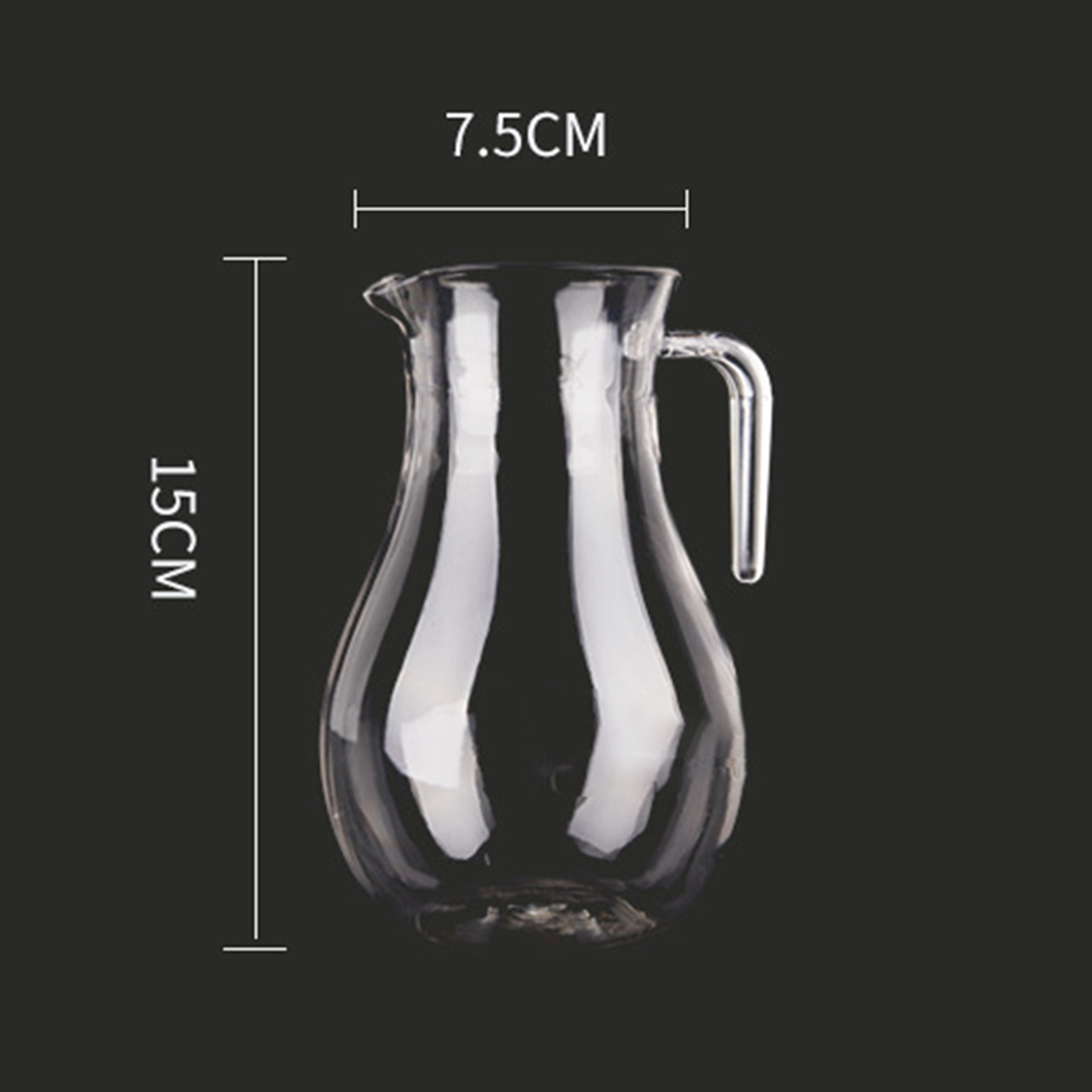 Custom 600ml Plastic Wine Decanter 1