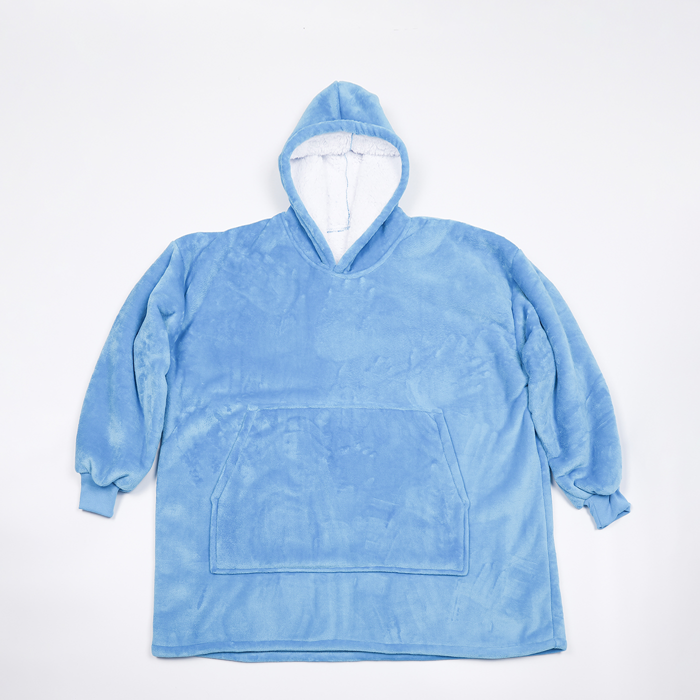 Thick Flannel Blanket With Sleeves3