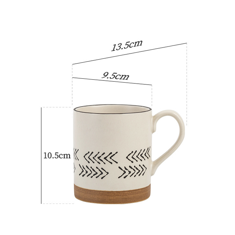 Custom 475ml Hand Painted Ceramic Mug2