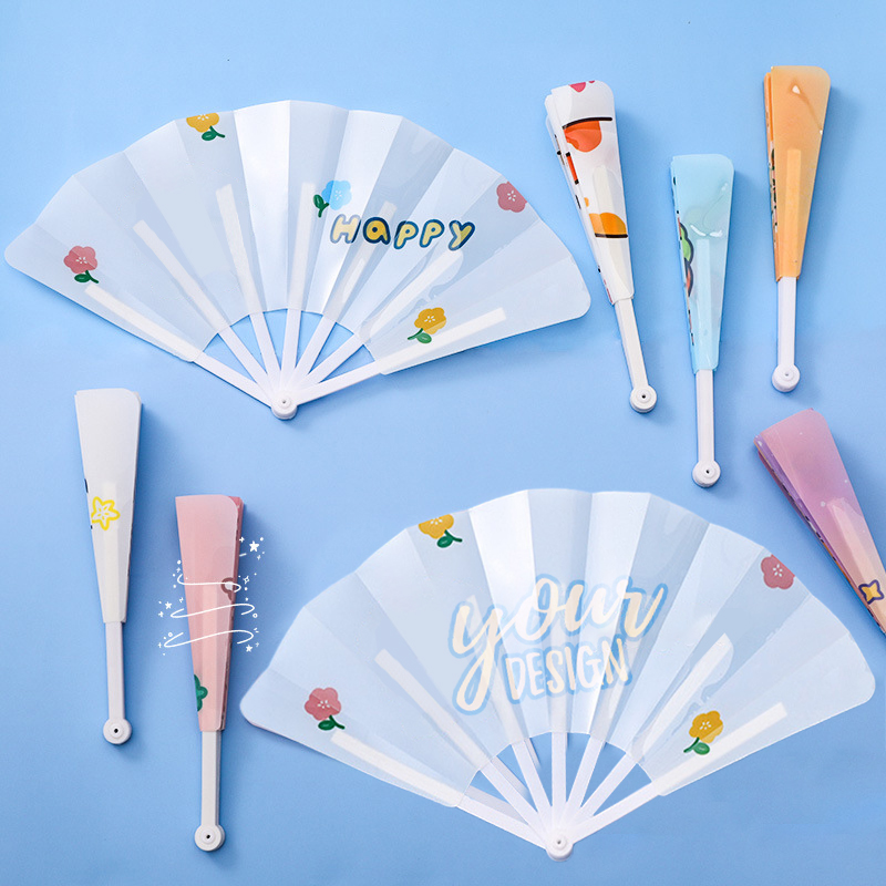 Personalized Plastic Hand Fan