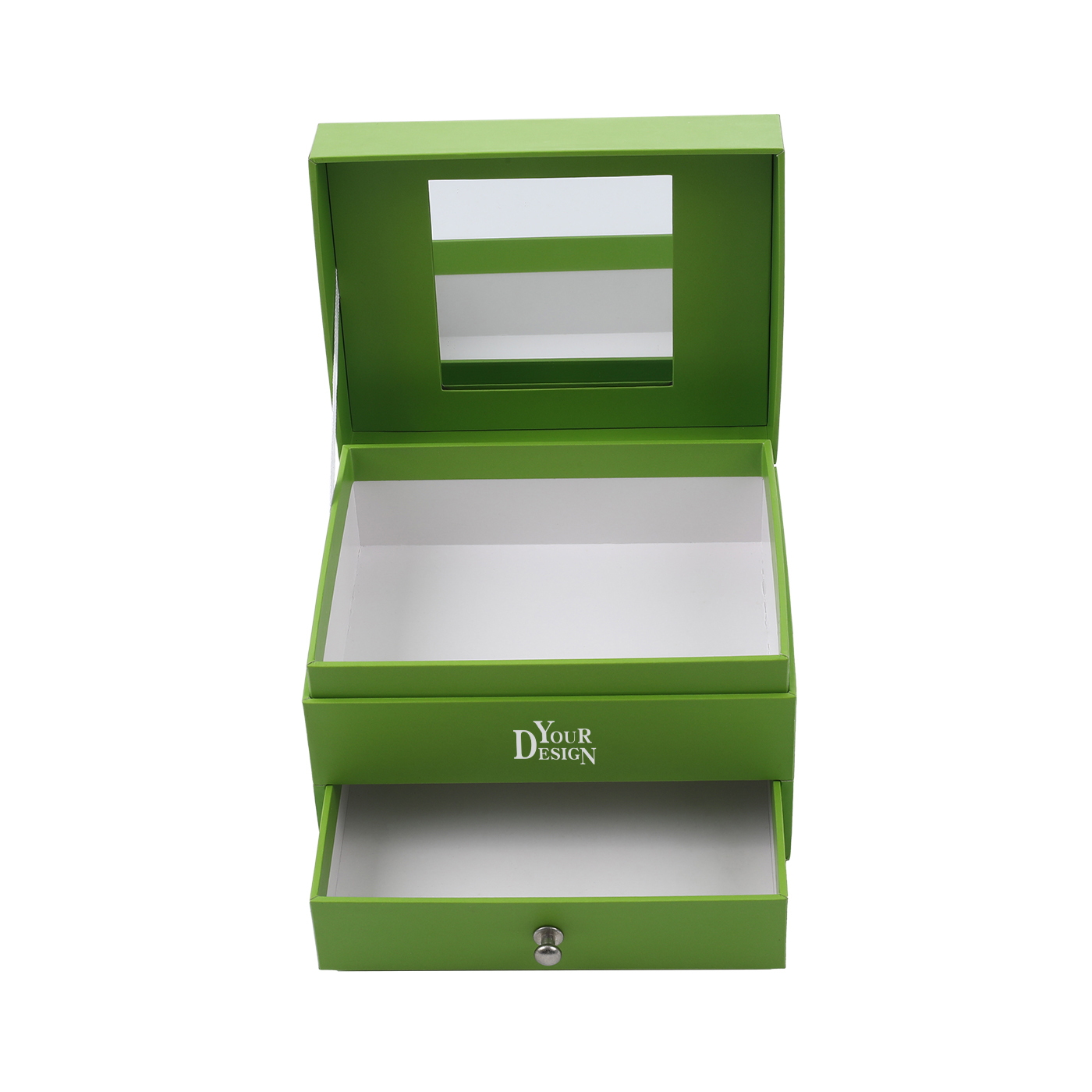 2 Layers Jewellery Box With Mirror1