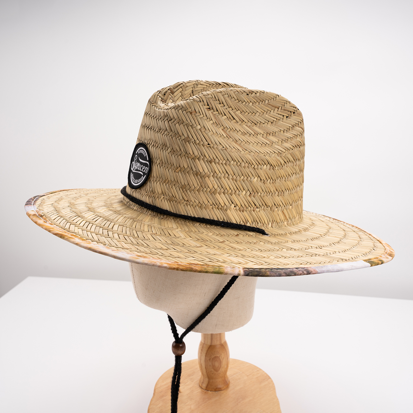 Wide-brim Straw Lifeguard Hat3