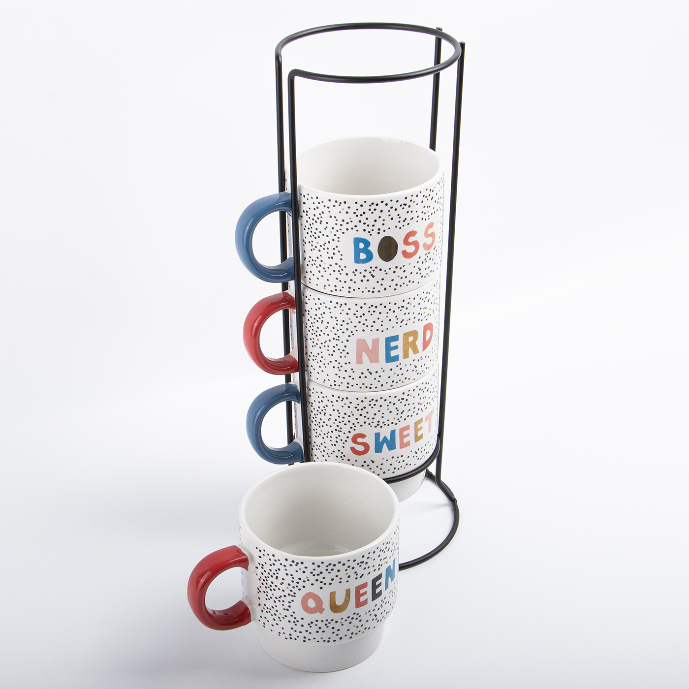 Stackable Coffee Mugs Set With Stand2