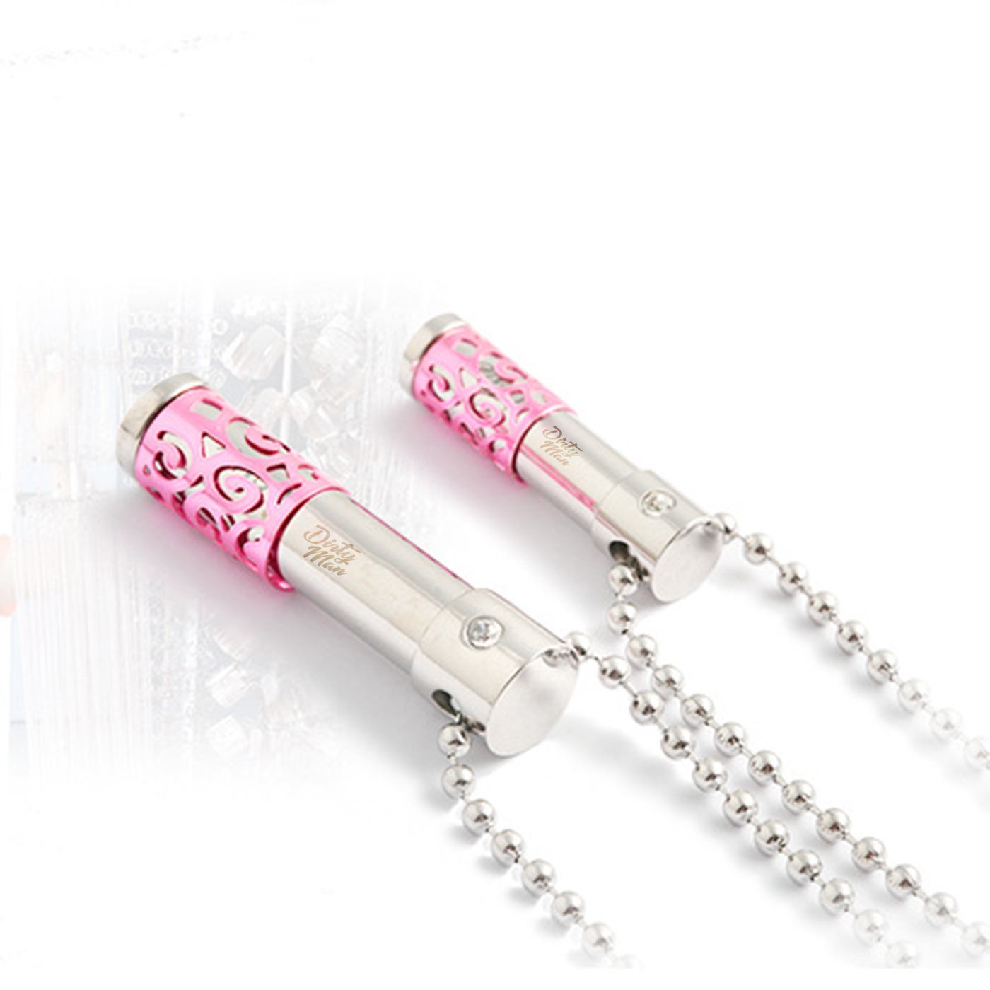 Personalized Perfume Bottle Pendant Necklace1