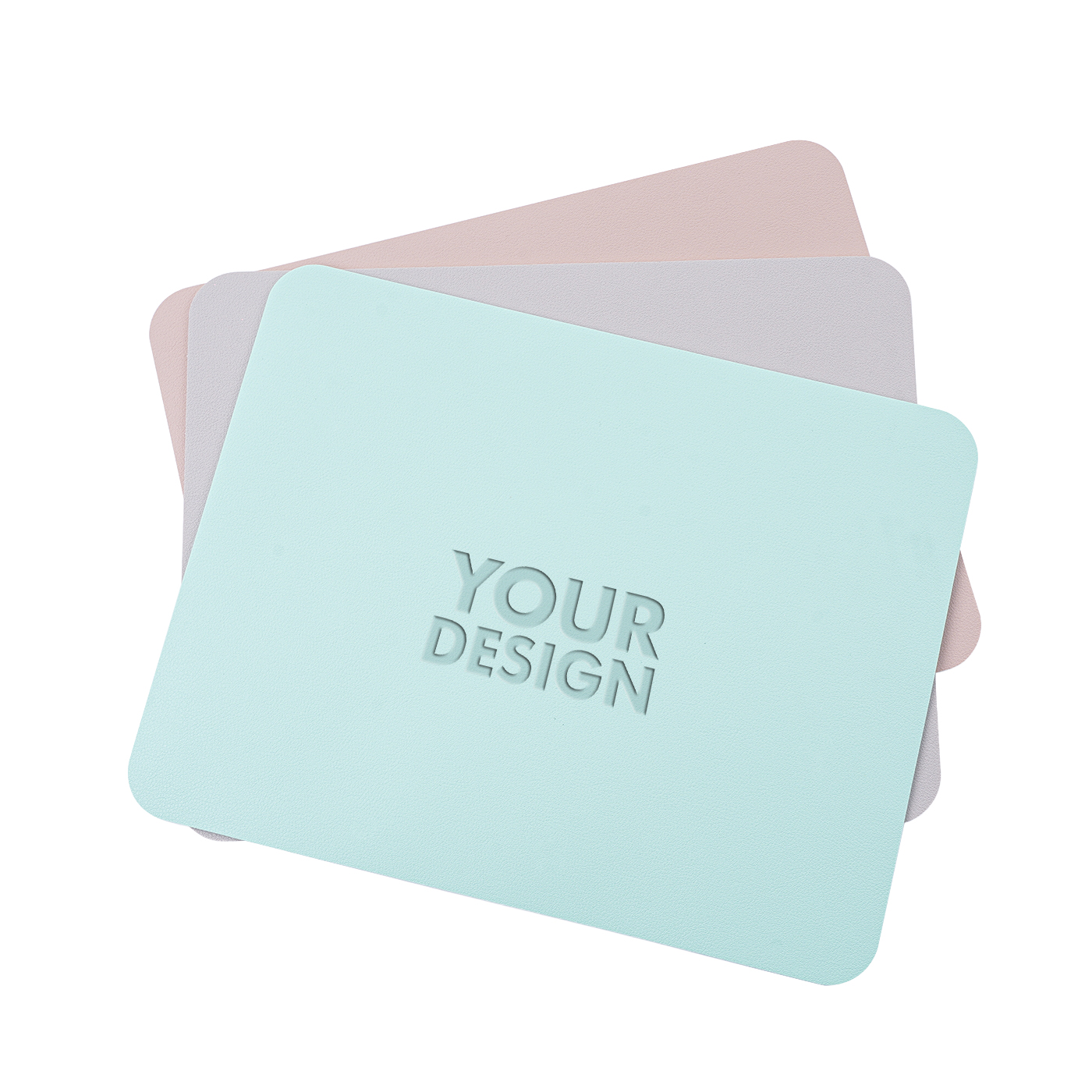 Print PVC Leather Mouse Pad 1