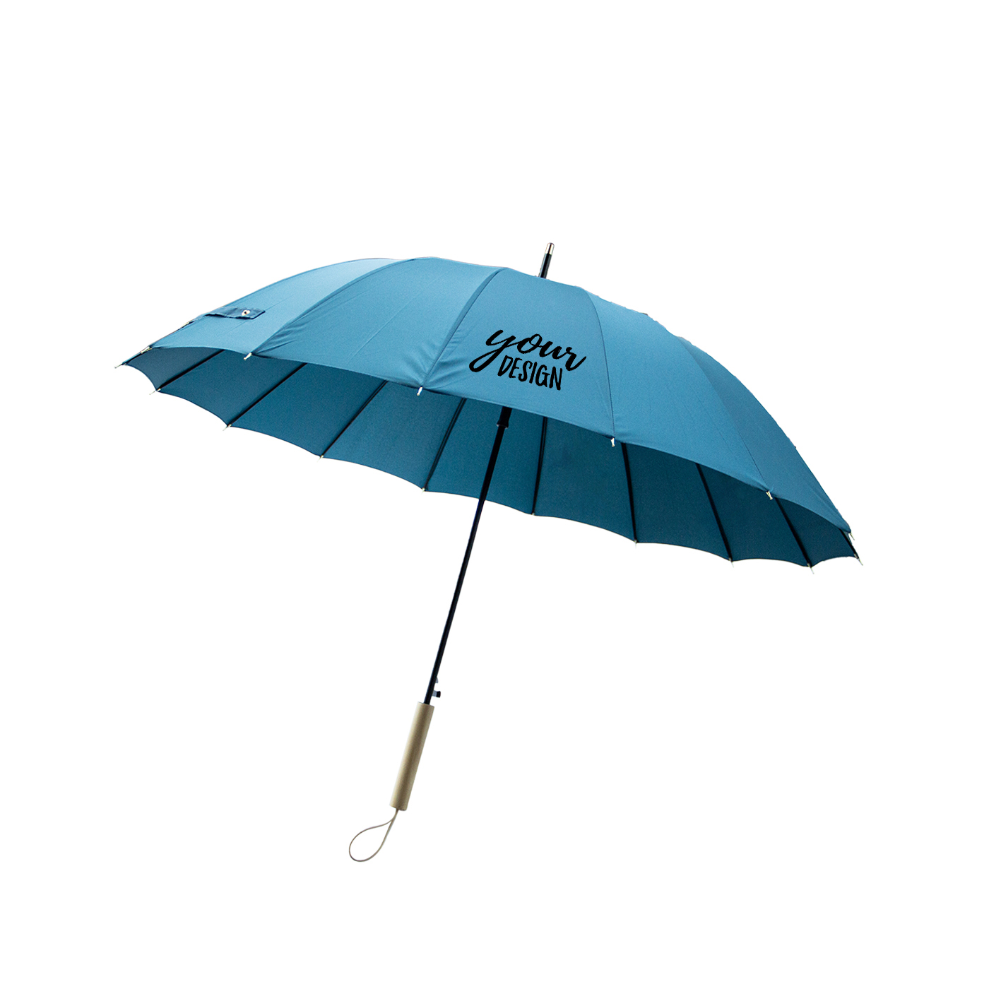Custom Umbrella With Wooden Handle1