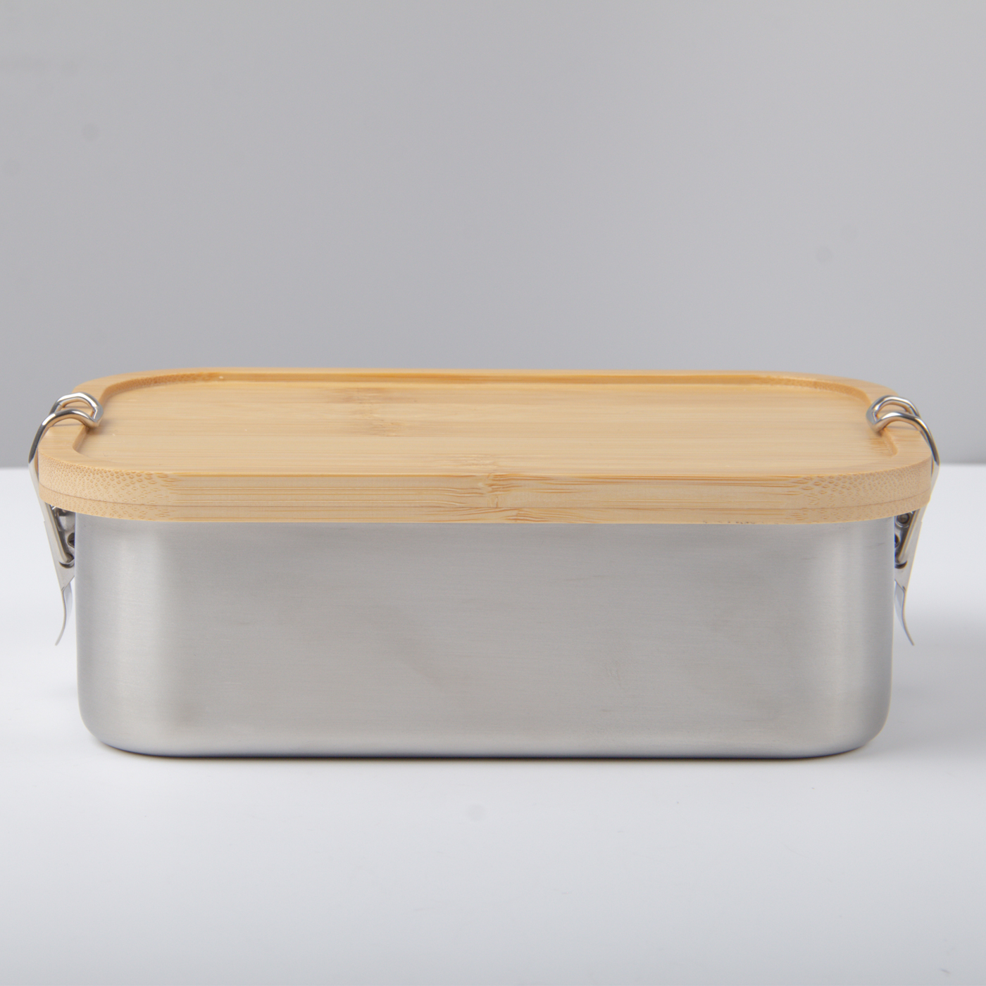Bamboo Lid Stainless Steel Lunch Box 2