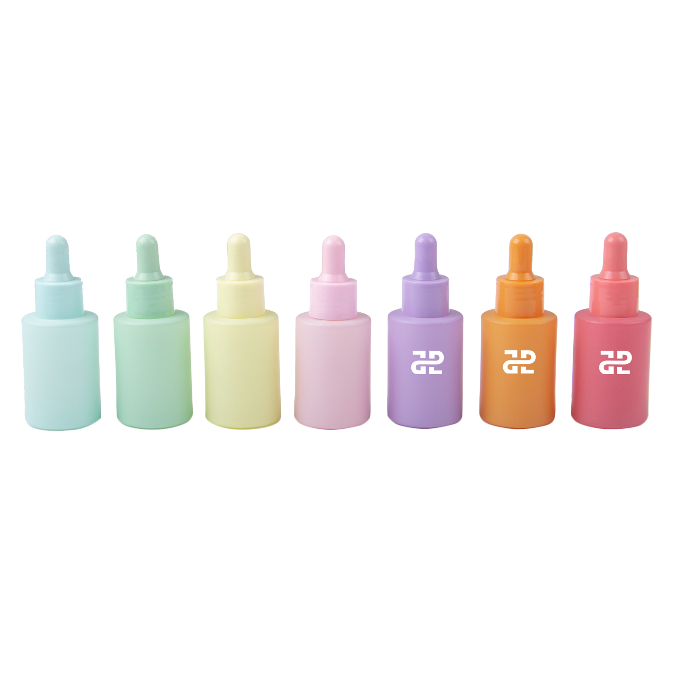 Custom 30ml Colorful Glass Dropper Bottle