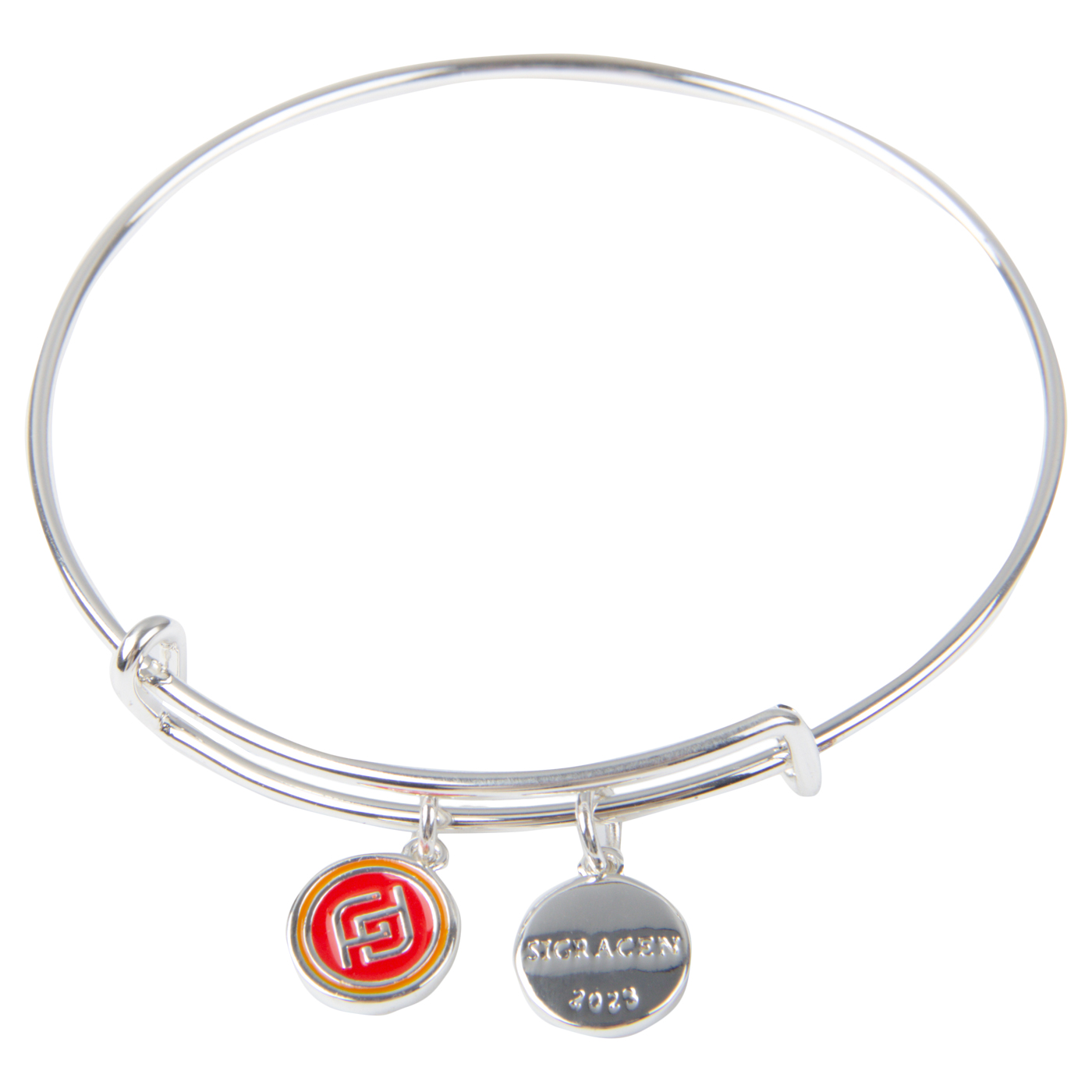 Adjustable Bangle Charm Bracelet 