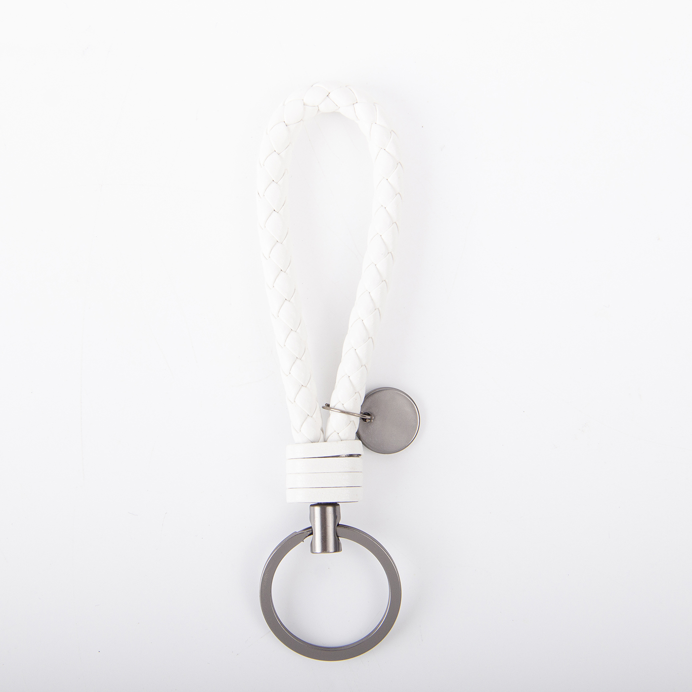 Custom Braided Leather Keychain3