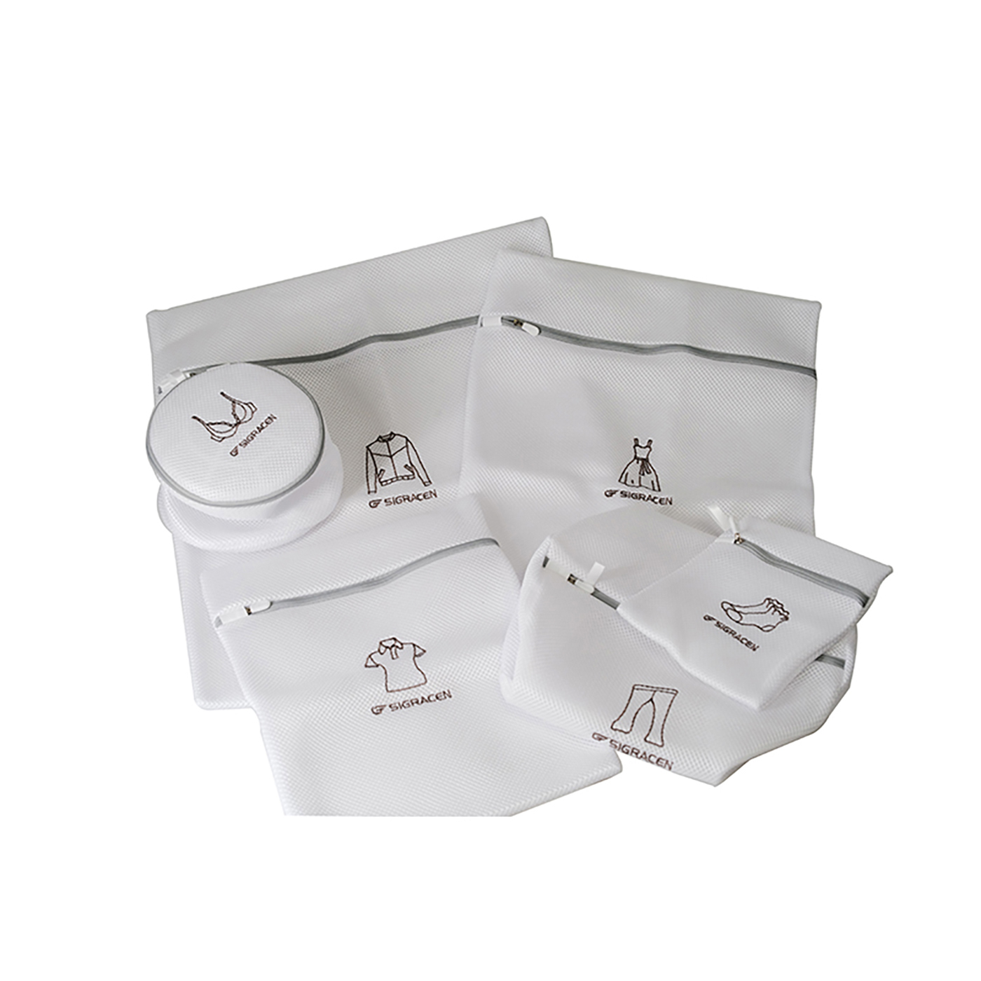 6 Pcs Laundry Mesh Bag Set