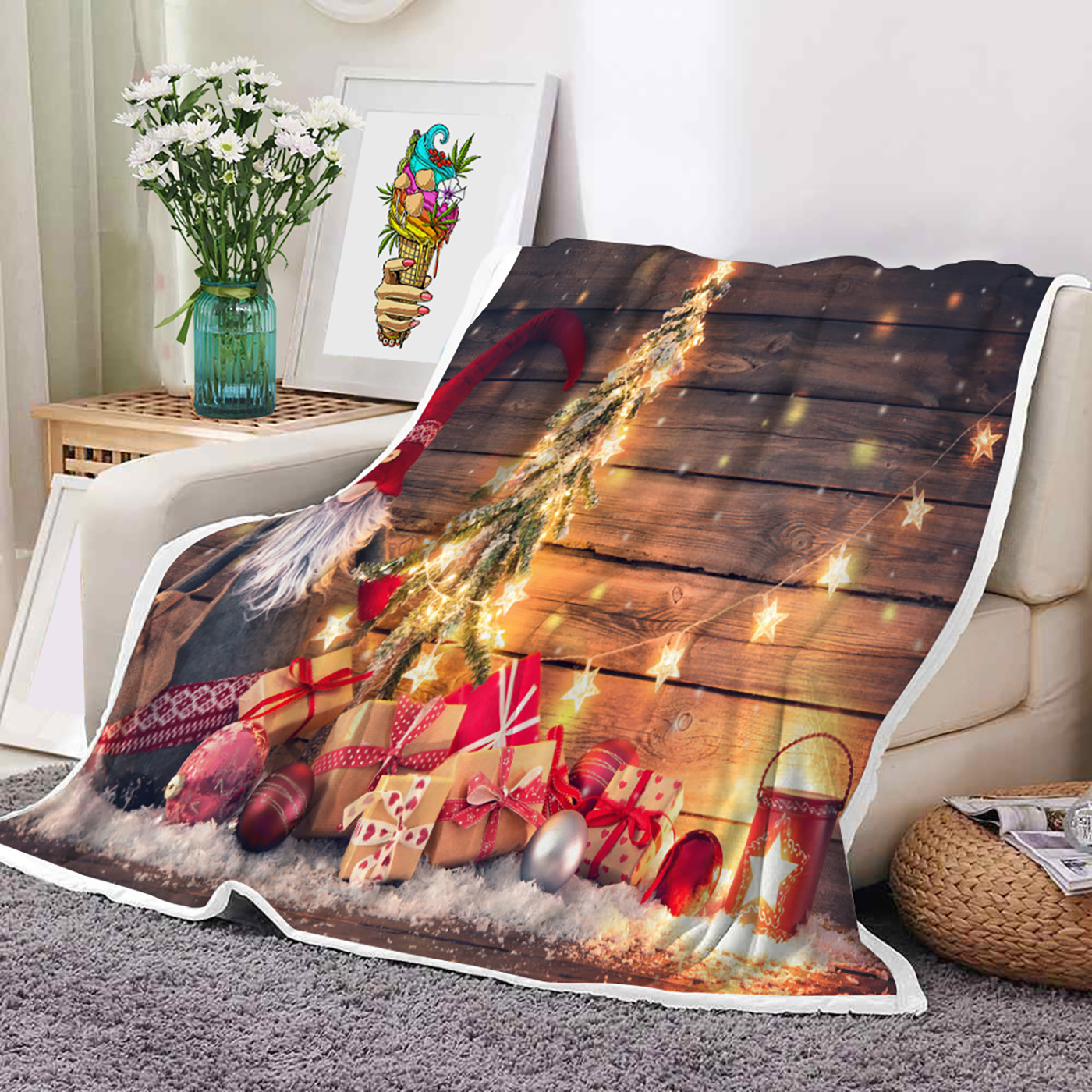 Soft Polyester Fleece Blanket1