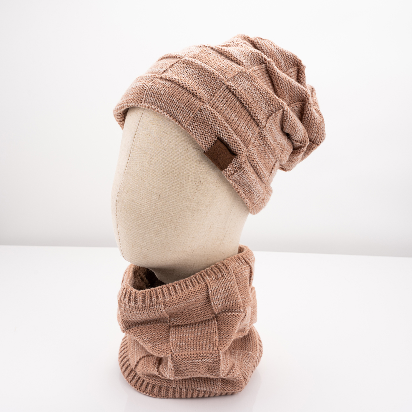 Winter Beanie Hat Scarf Set5