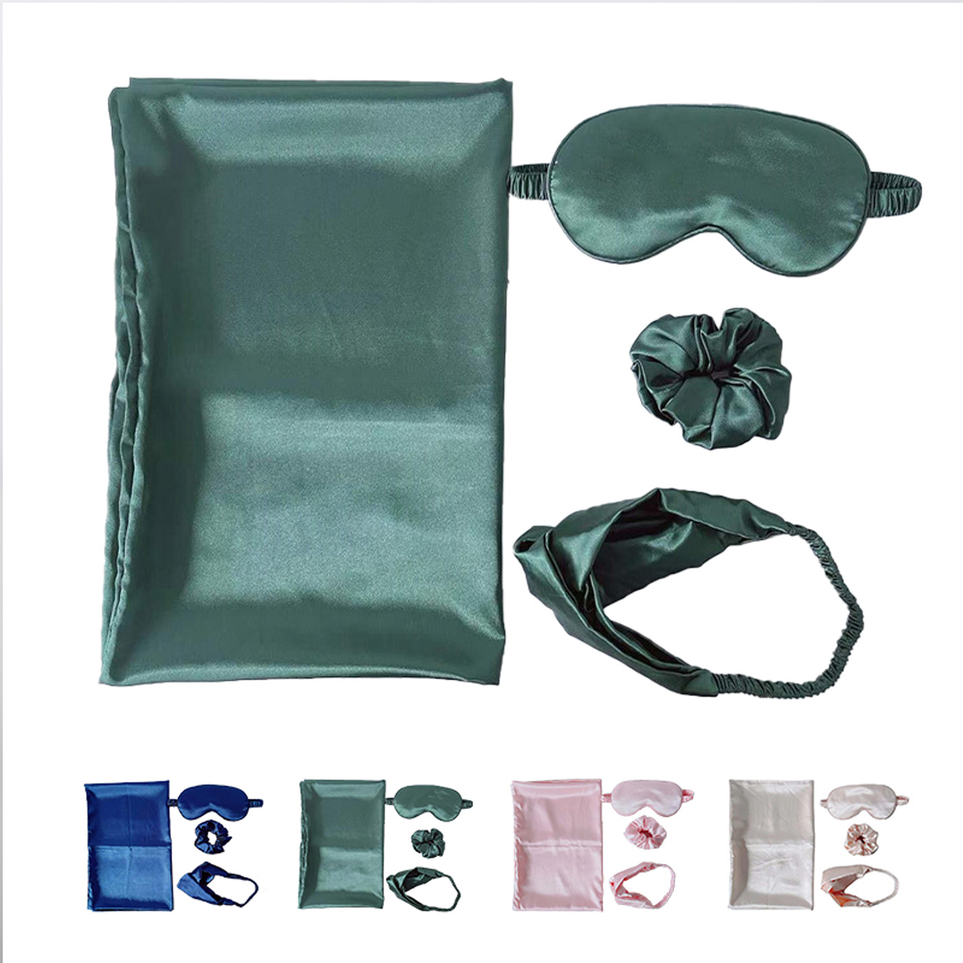 Soft Eye Sleeping Mask And Pillowcase Set