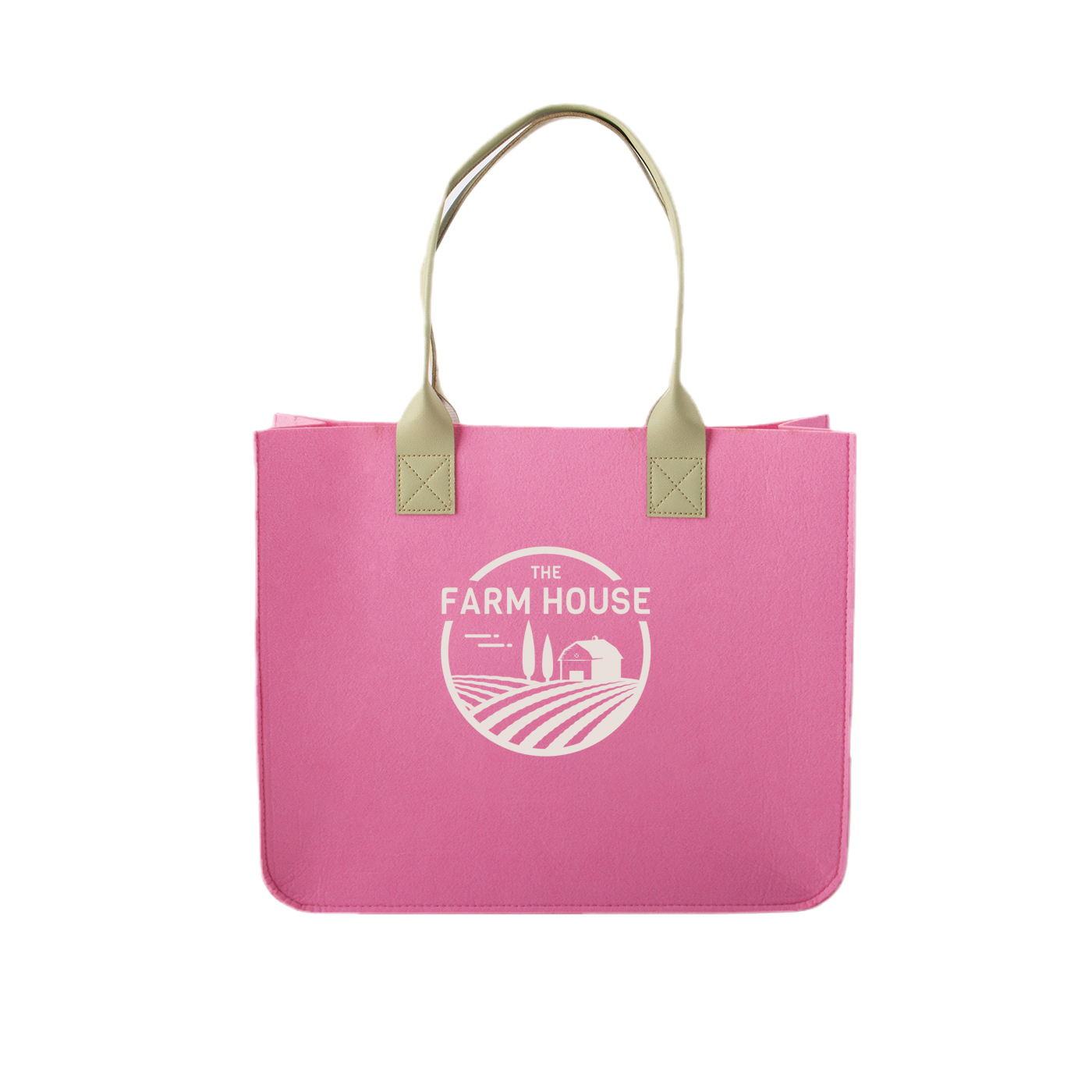 Personalized Felt Tote Bag With Handle