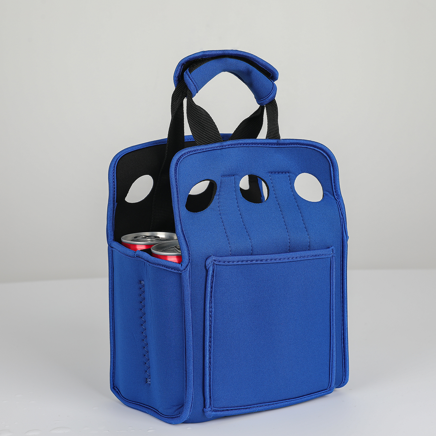 Durable Neoprene Six Pack Beer Tote Bag3