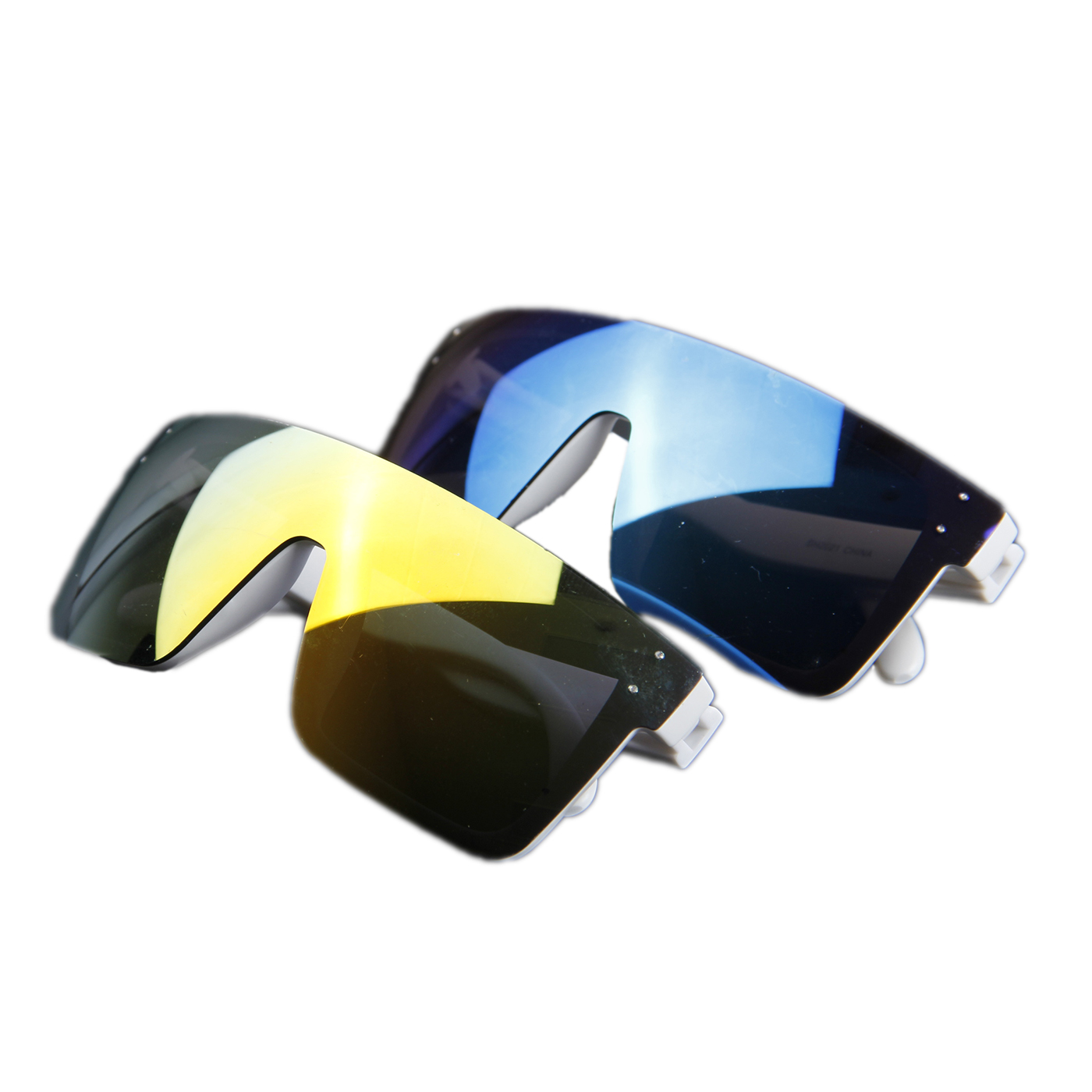 Custom Flat Top Shield Sunglasses1
