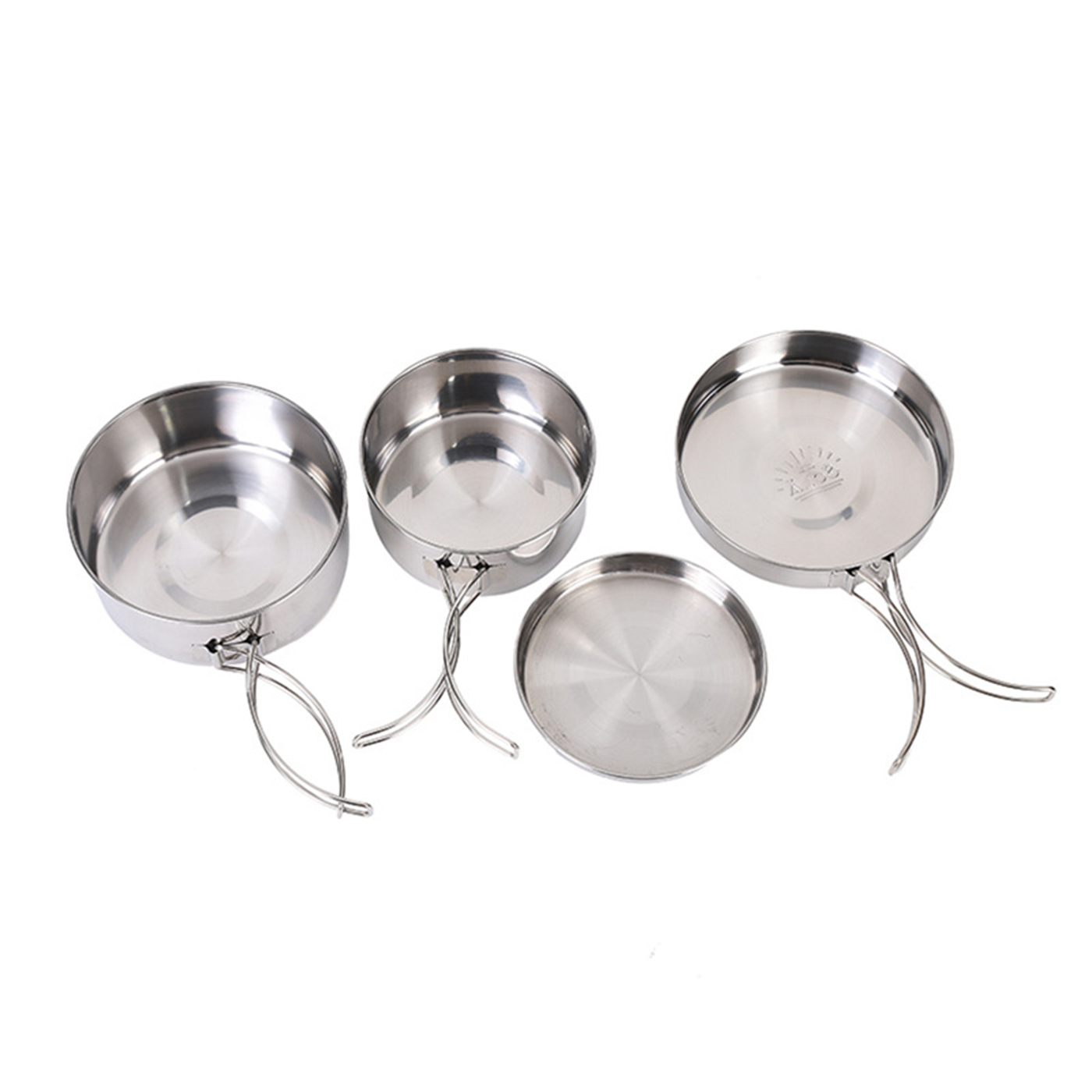 Stainless Steel Camping Cook Pot Set1