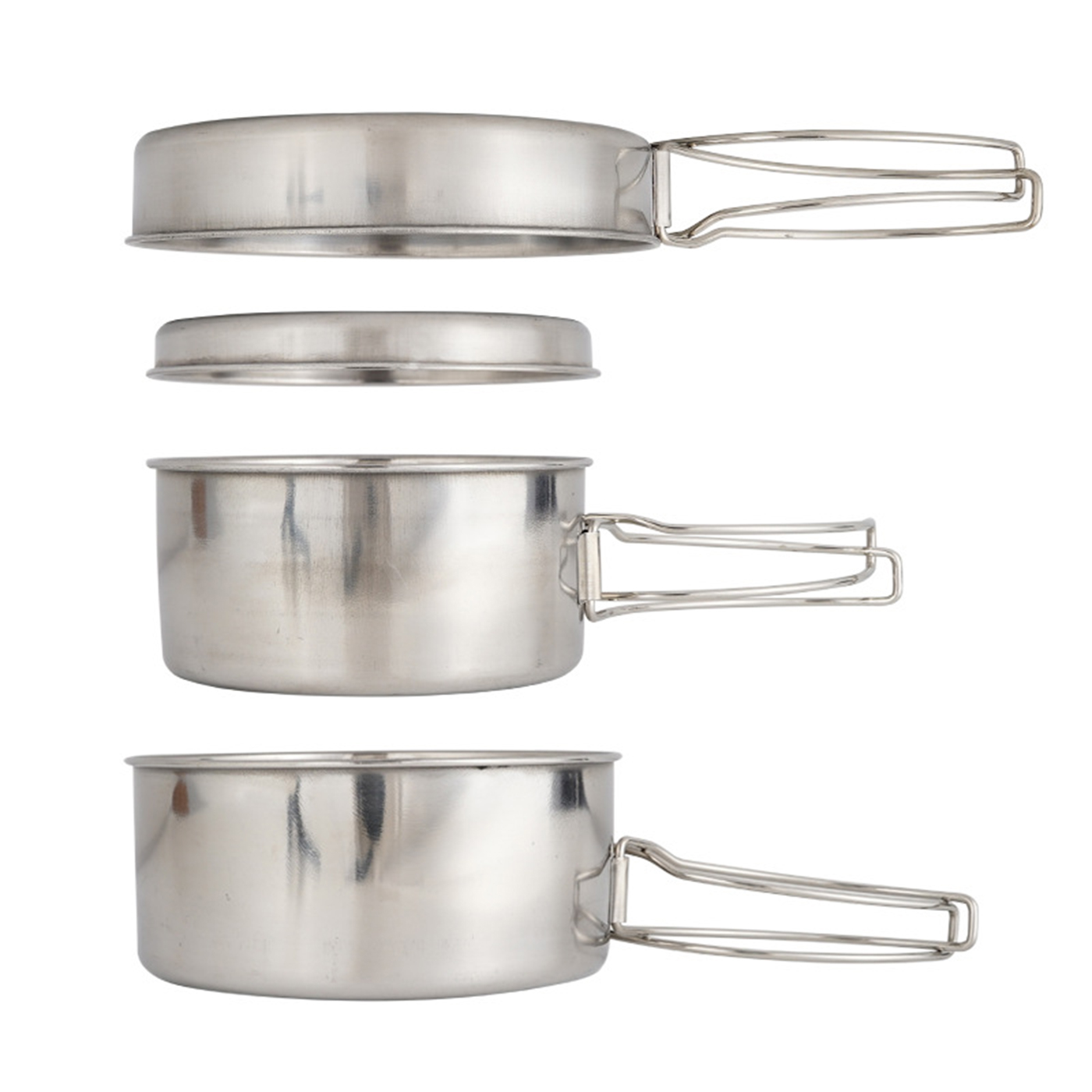 Stainless Steel Camping Cook Pot Set3