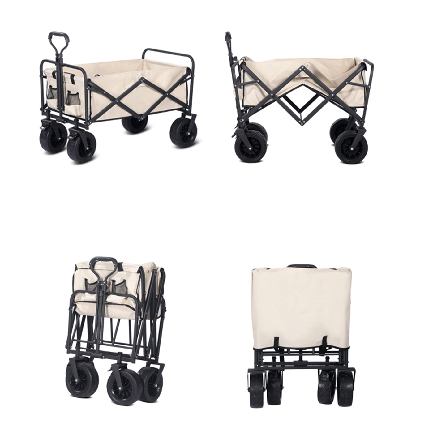 Foldable Utility Cart With Wheels2