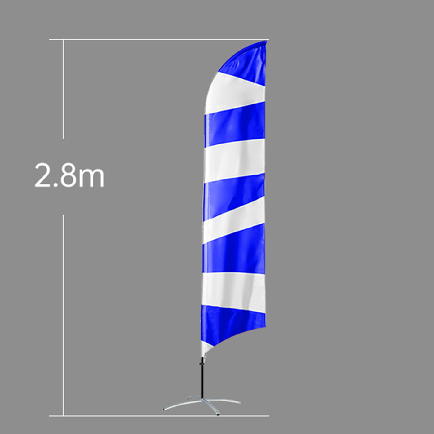 Promotional Knife Shape Blade Event Flag2