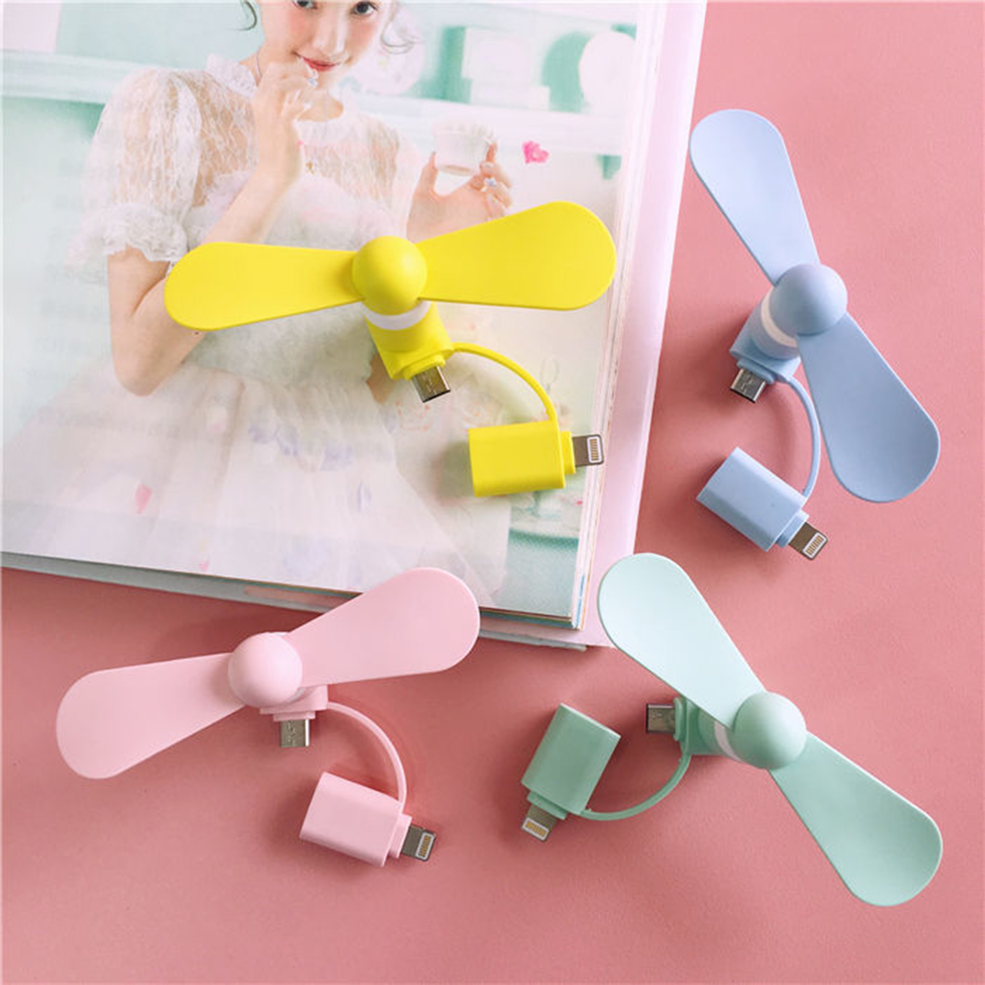 Portable 2-in-1 Mini Pocket Fan1