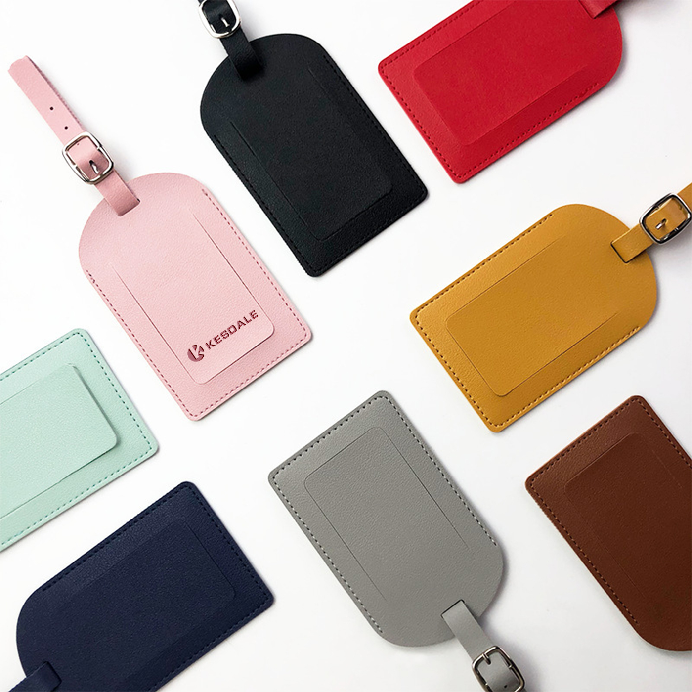 Custom PU Leather Luggage Tag