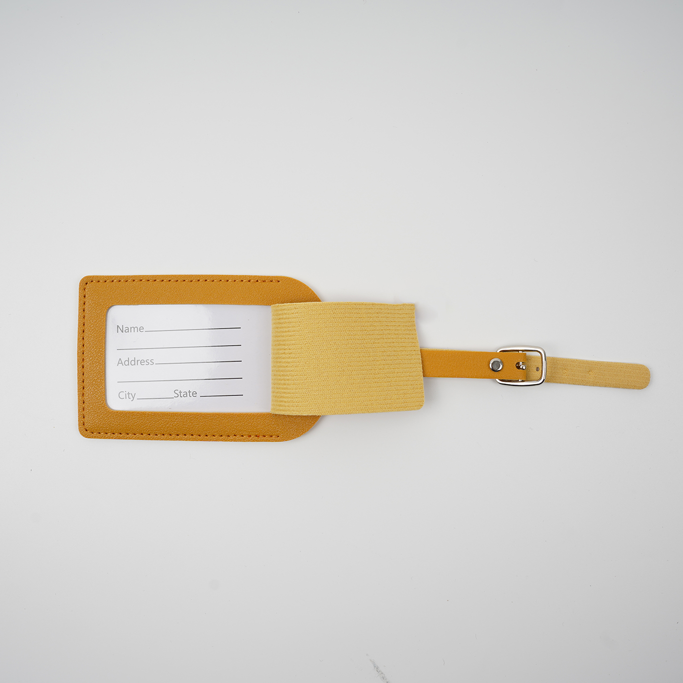 Custom PU Leather Luggage Tag3