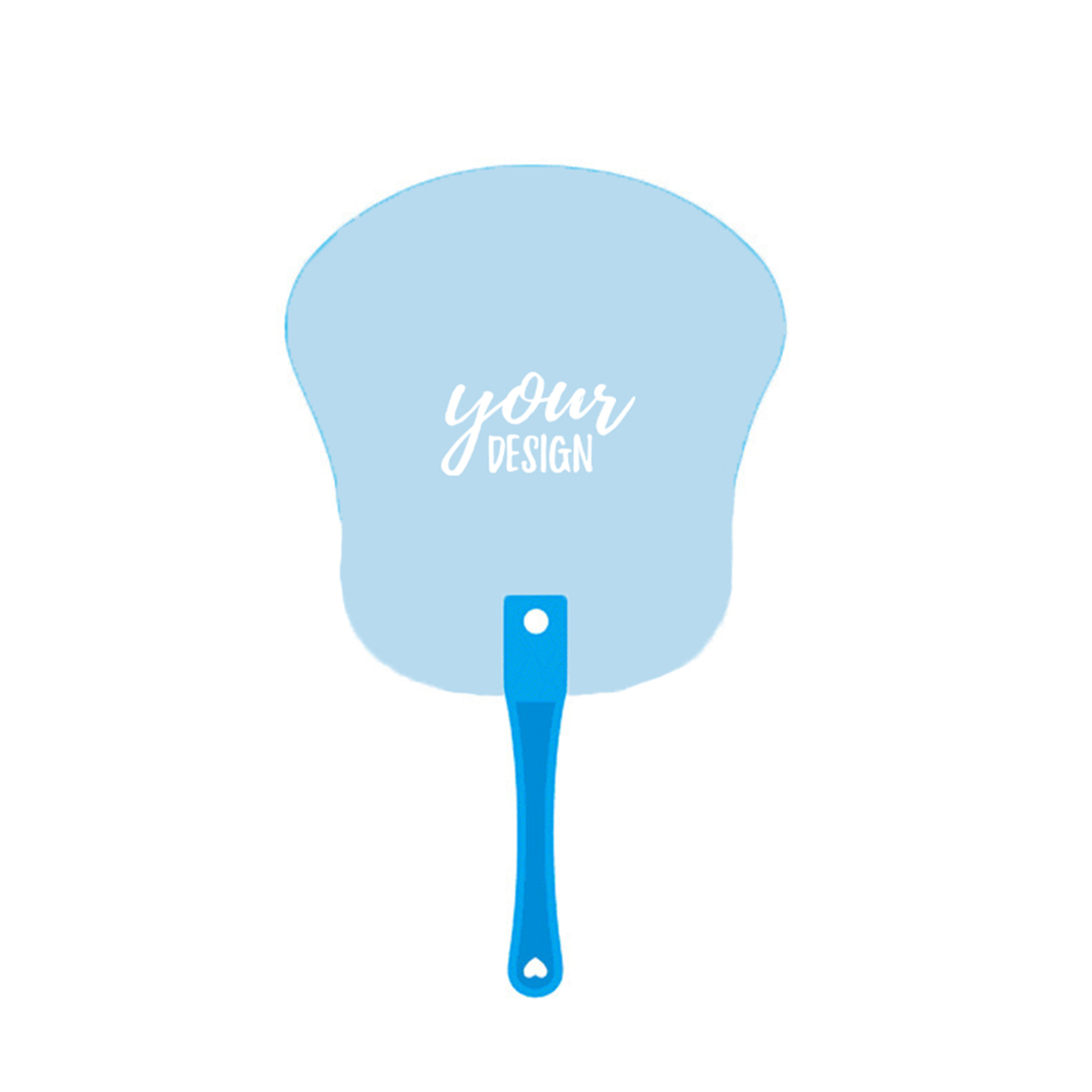 Plastic Handheld Advertising Fan1
