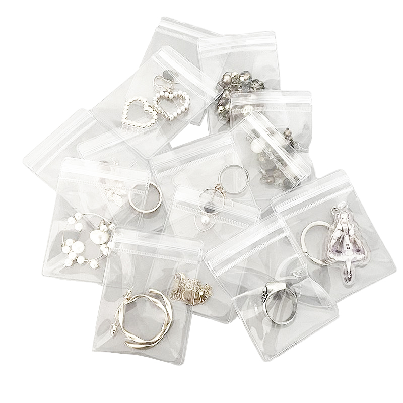 Small Clear Jewelry Zip Bag