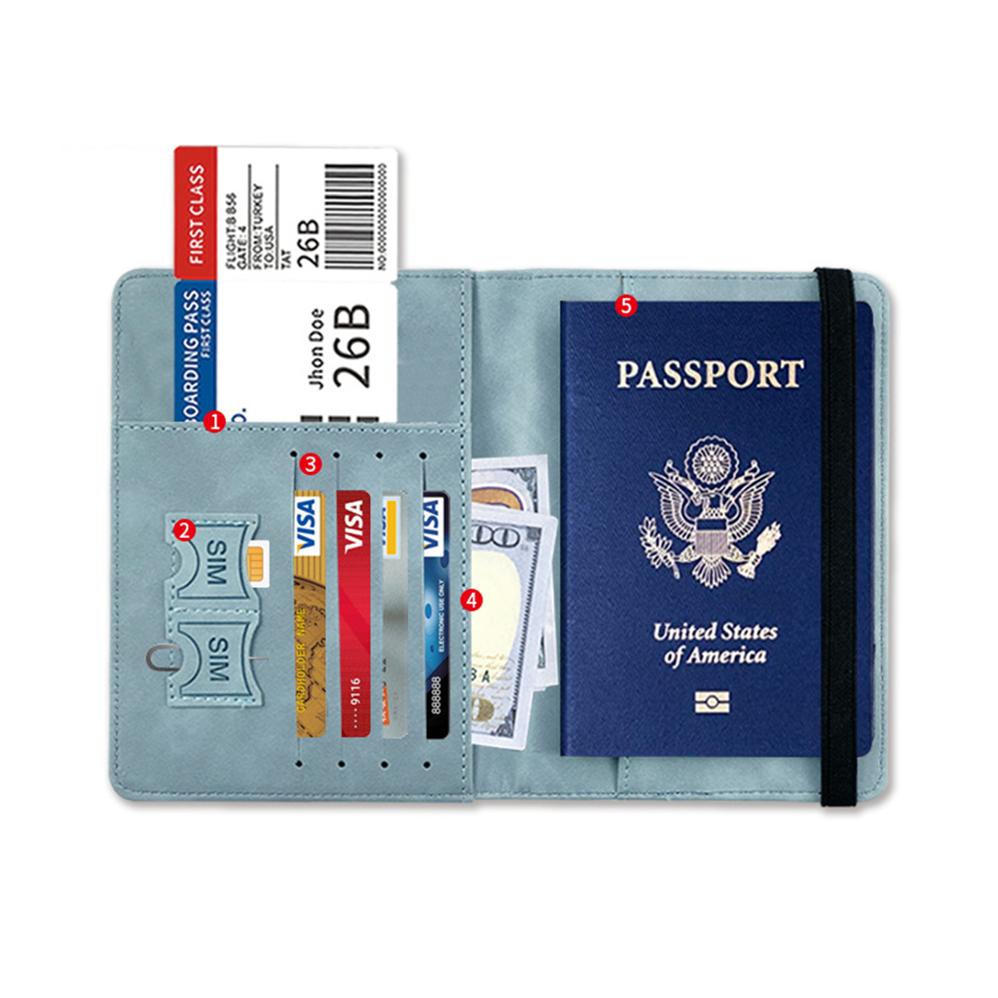 Travel Passport Holder