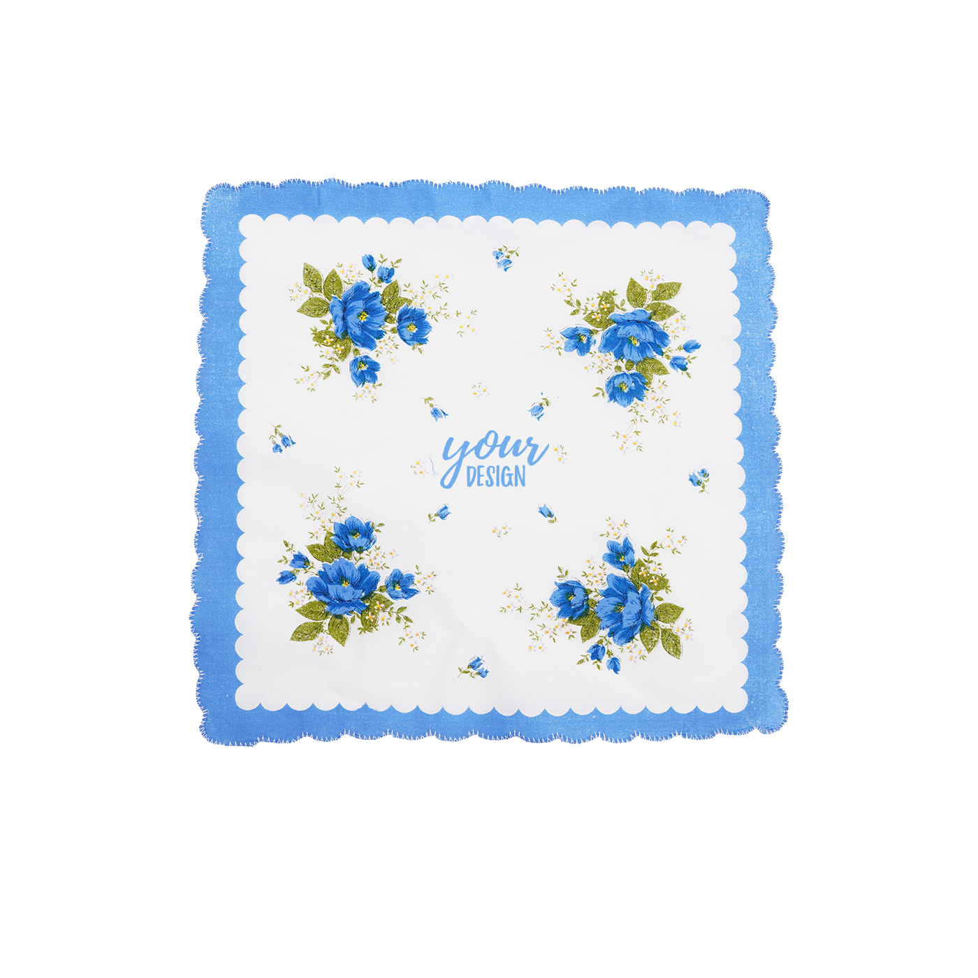 Vintage Floral Cotton Handkerchief2
