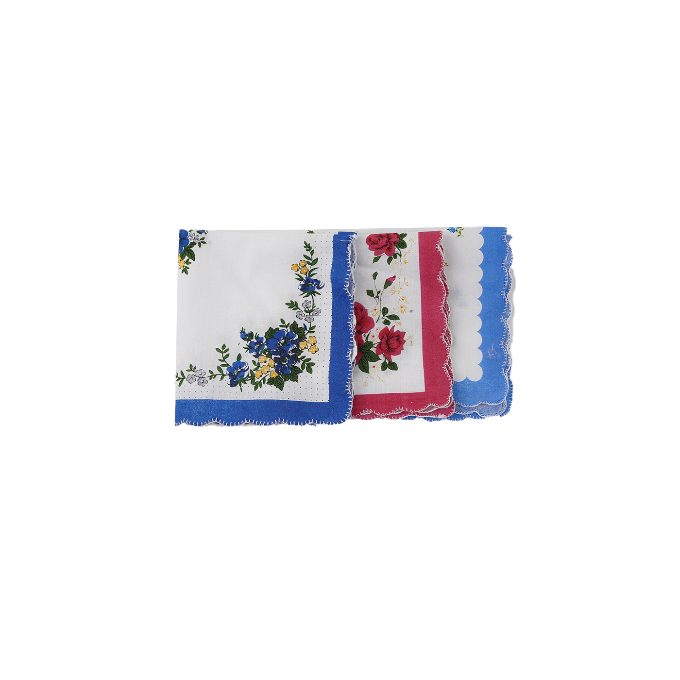 Women Vintage Floral Soft Handkerchief2