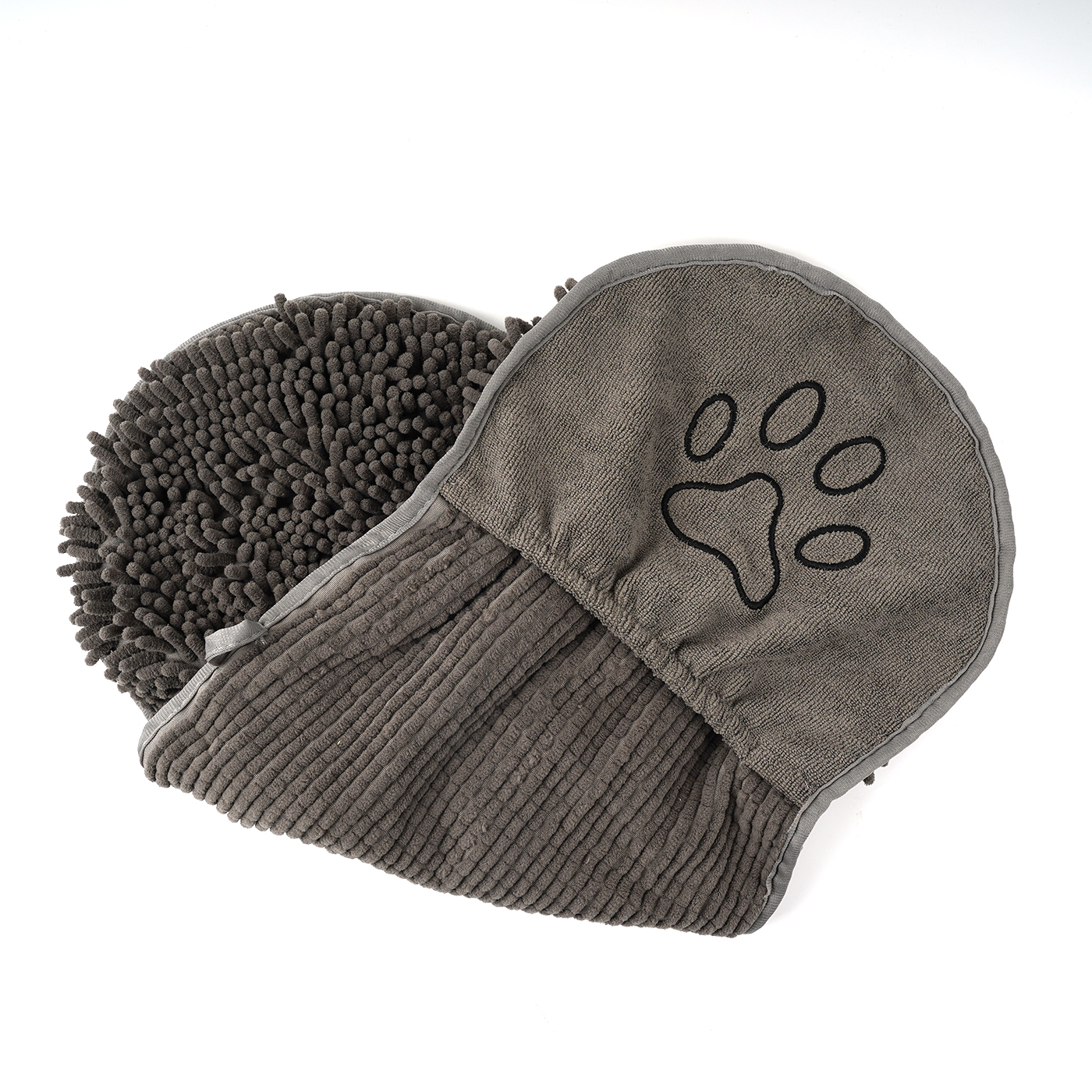 Microfiber Pet Bath Towel With Hand Pockets2