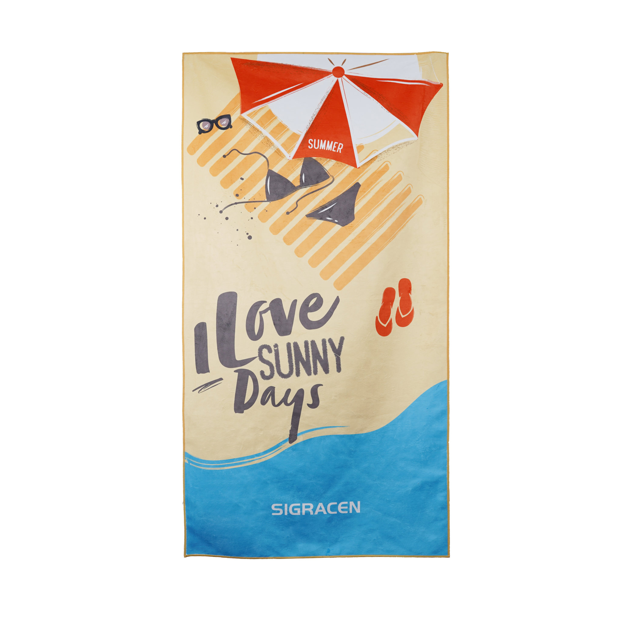 Promotional Poly-Cotton Beach Towel