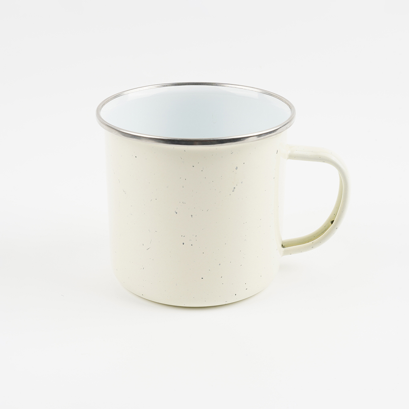 Custom 17oz Enamel Mug With Silver Rim4