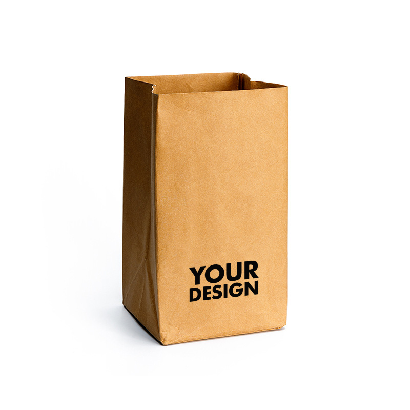 Custom Large Kraft Paper Grocery Bag1